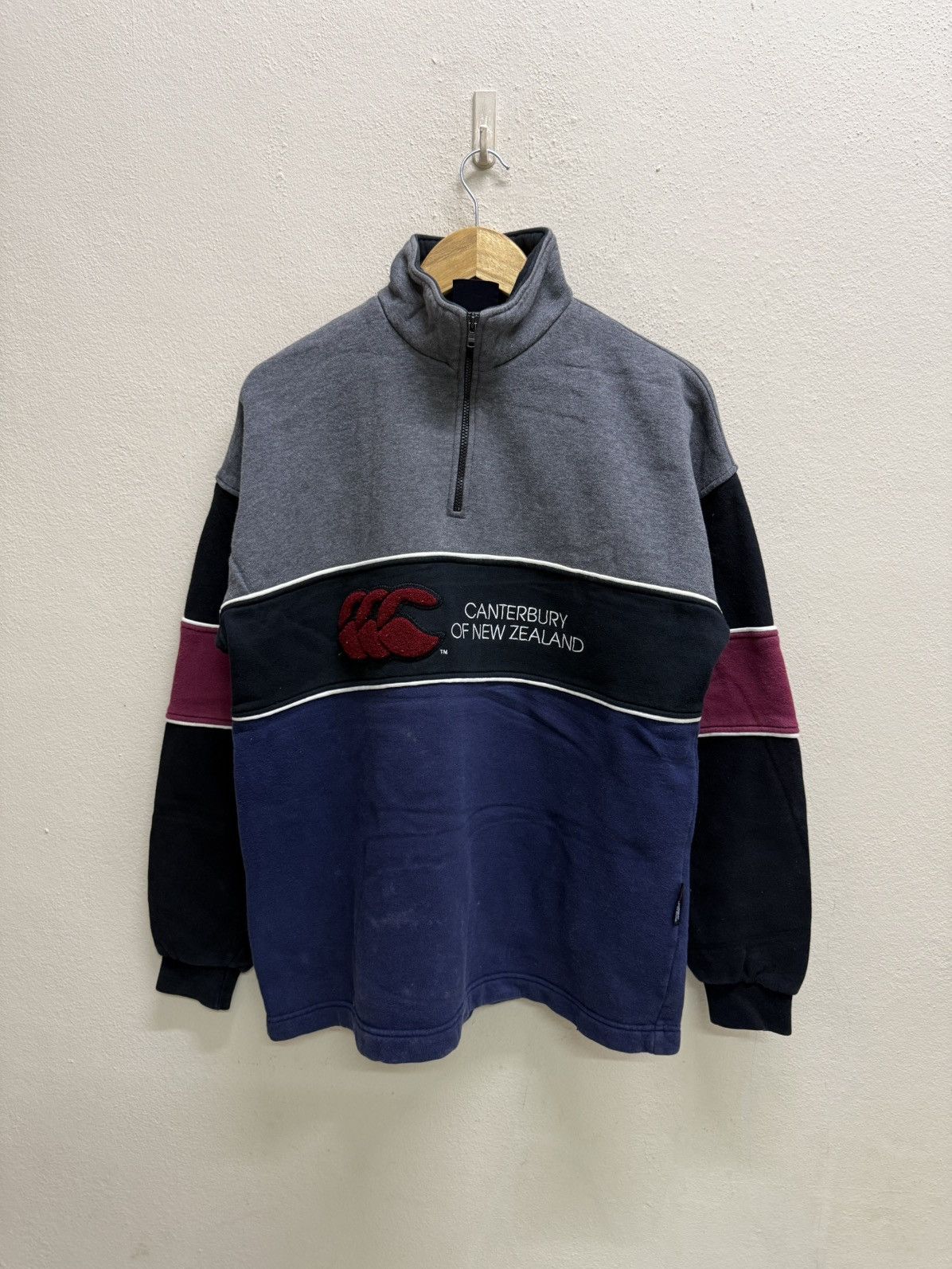 Canterbury of New Zealand Vintage Canterburry Of New Zealand Halfzipper Sweatshirt Size US M / EU 48-50 / 2 - 18 Thumbnail