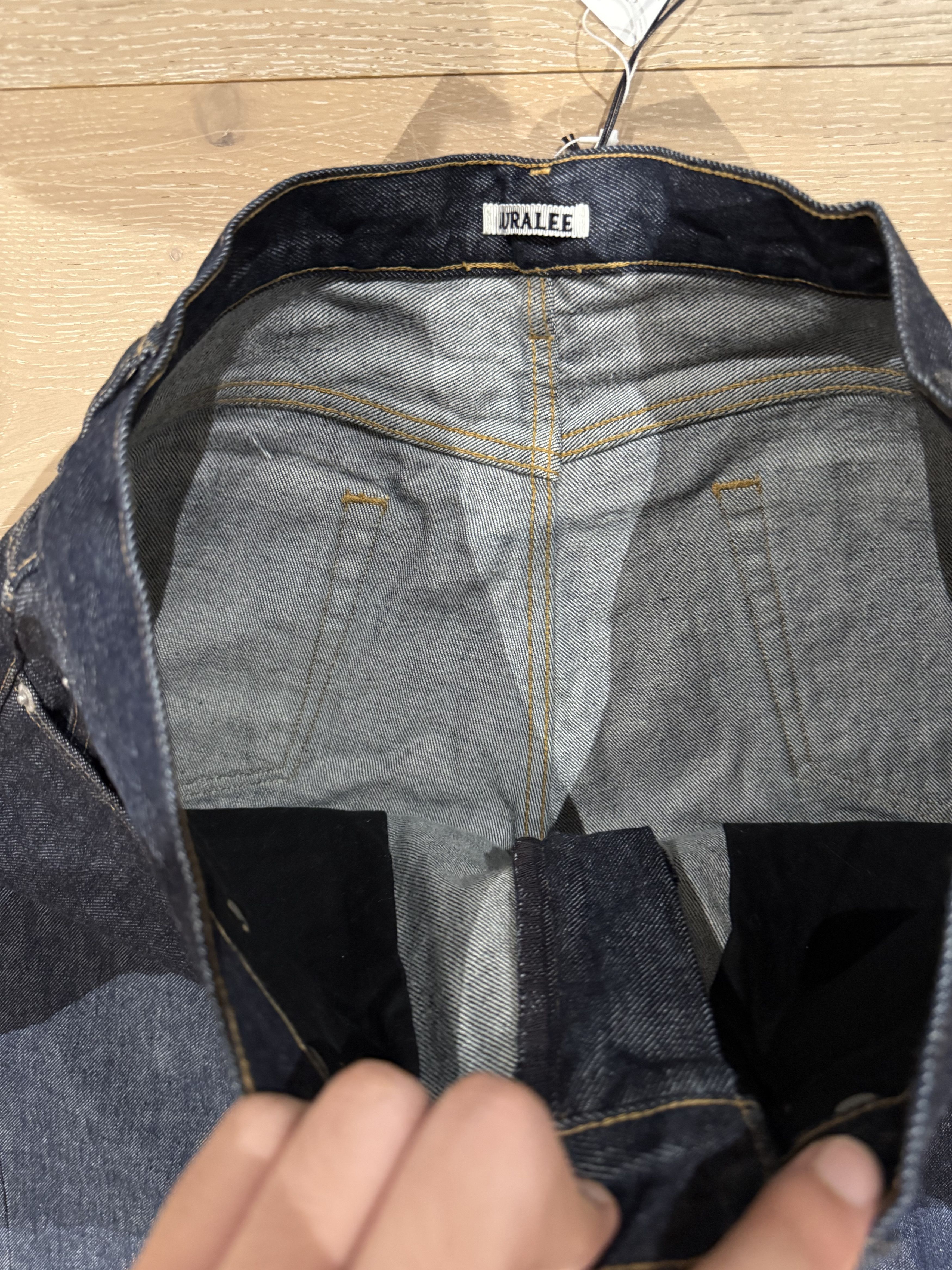 Auralee 💚 Auralee Hard Twist Denim 5P Pants Indigo Zip Fly NEW Size US 32 / EU 48 - 12 Thumbnail