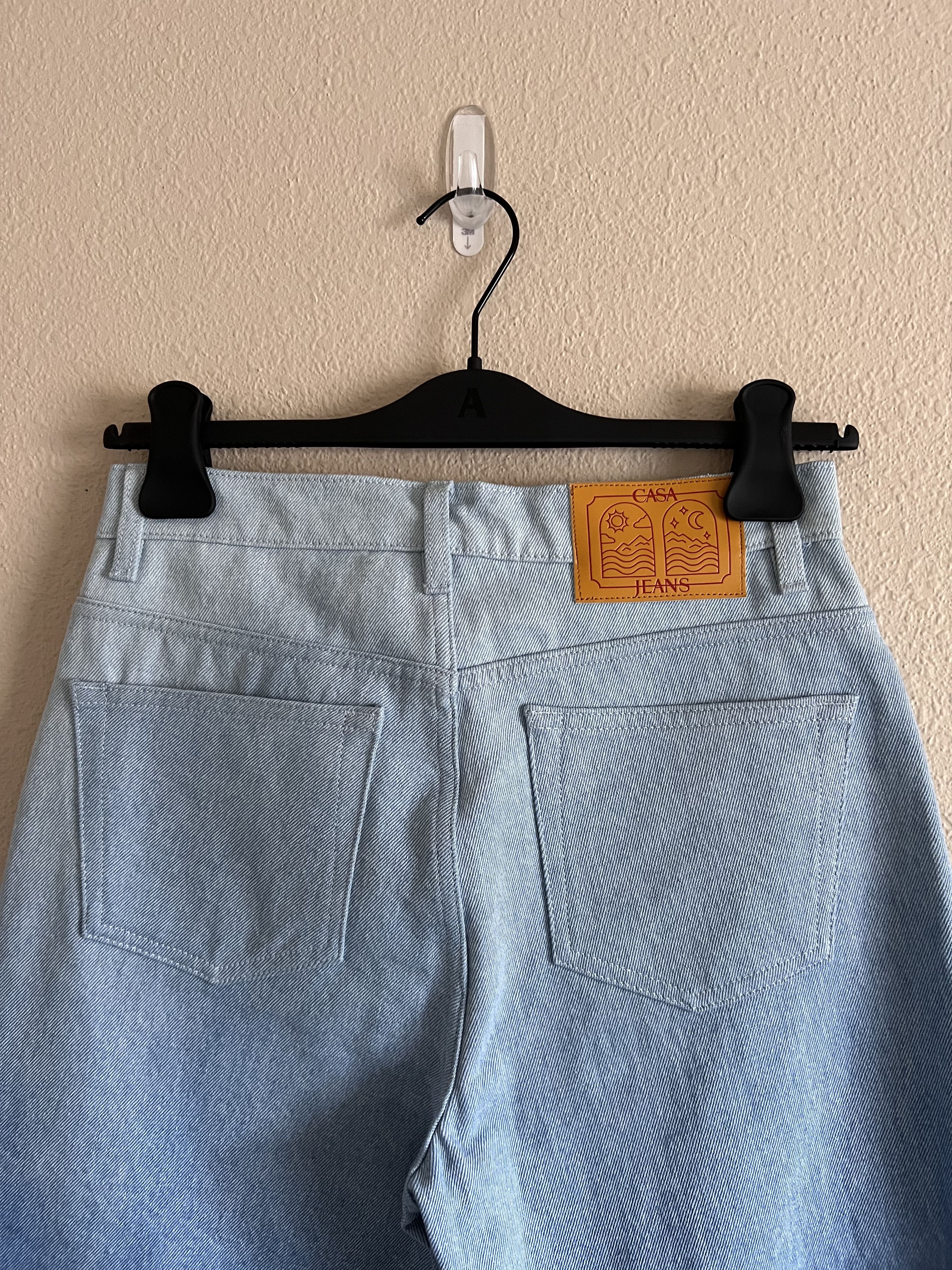Casablanca Casablanca Gradient Floral Embroidery Denim Jeans Size US 30 / EU 46 - 6 Thumbnail