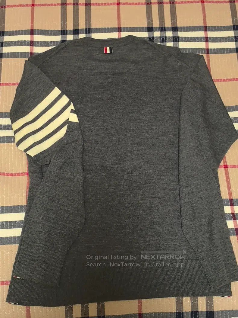 Thom Browne Thom Browne Gray sweater Size US XL / EU 56 / 4 - 2 Thumbnail
