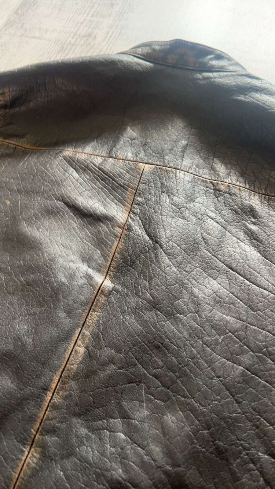 Vintage Vintage leather biker jacket Size US XL / EU 56 / 4 - 7 Thumbnail