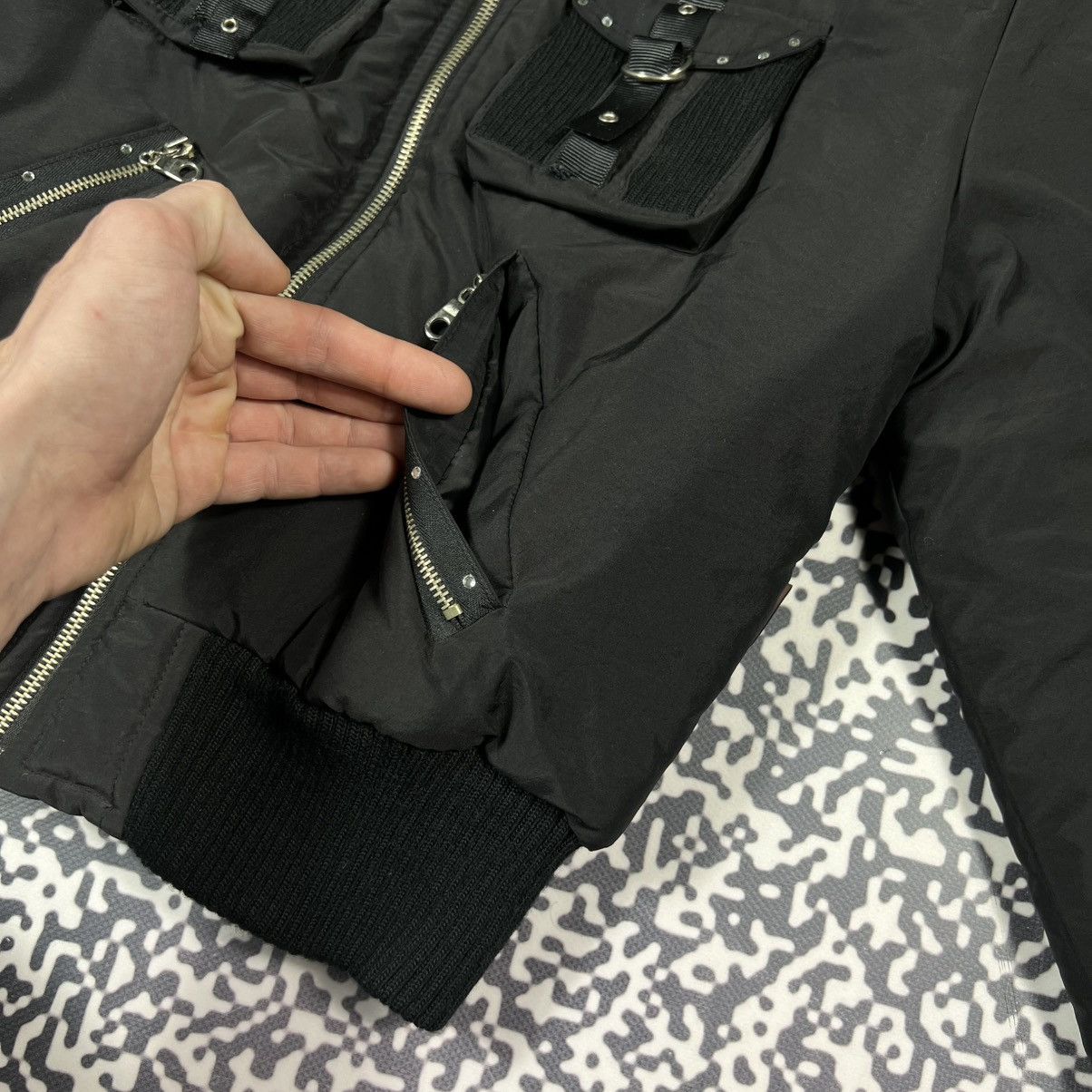 Vintage Y2K Japanese Gothic Opium Style Bondage Bomber