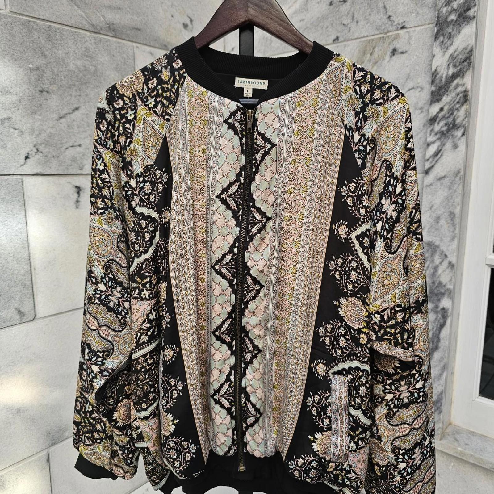 Other Earthbound Hippie Boho Vibe Women's Large Jacket Size L / US 10 / IT 46 - 2 Thumbnail
