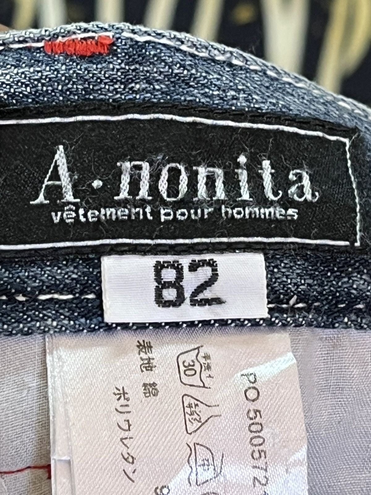 Nonnative Vintage A.Nonita Vetement Pour Homme Baggy Denim Size US 31 - 9 Thumbnail