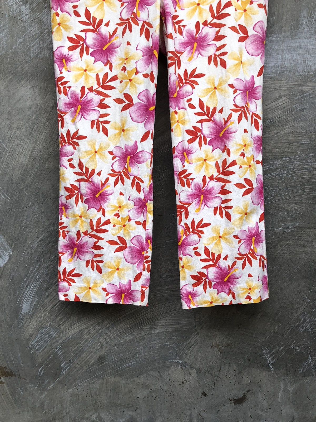Japanese Brand × Vintage Vintage Elle Sport Flower Pattern Pants Size 30" / US 8 / IT 44 - 3 Thumbnail