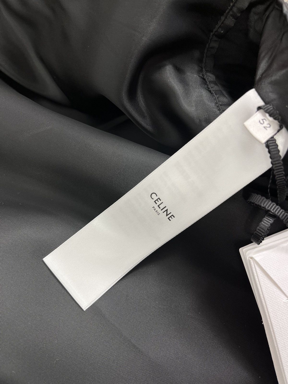 Celine × Hedi Slimane Logo Embroidered Checked Wool Jacket Size US XL / EU 56 / 4 - 11 Thumbnail
