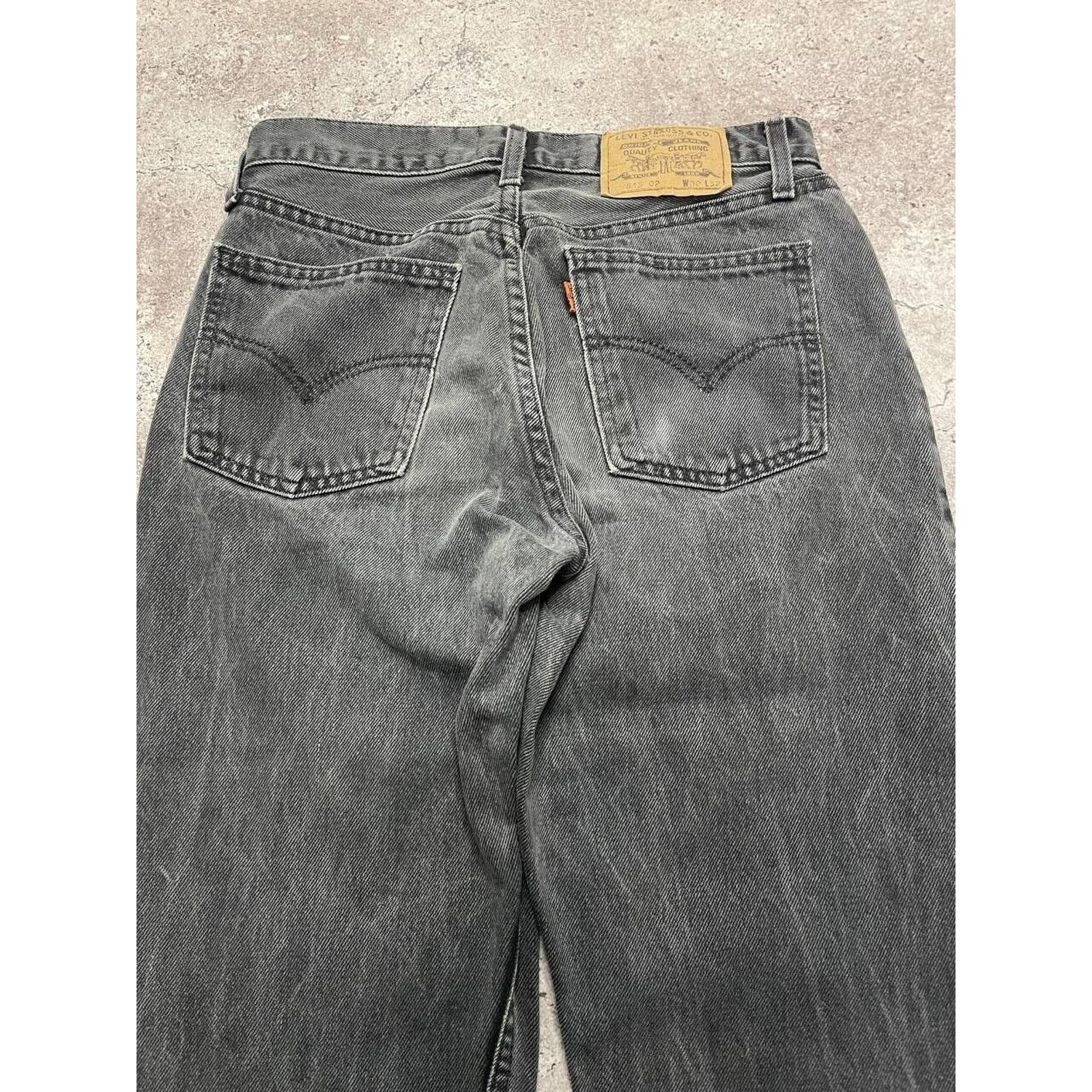 Levi's × Vintage Vintage Levi’s 30x32 Faded Black Denim Jeans Size US 31 - 4 Thumbnail
