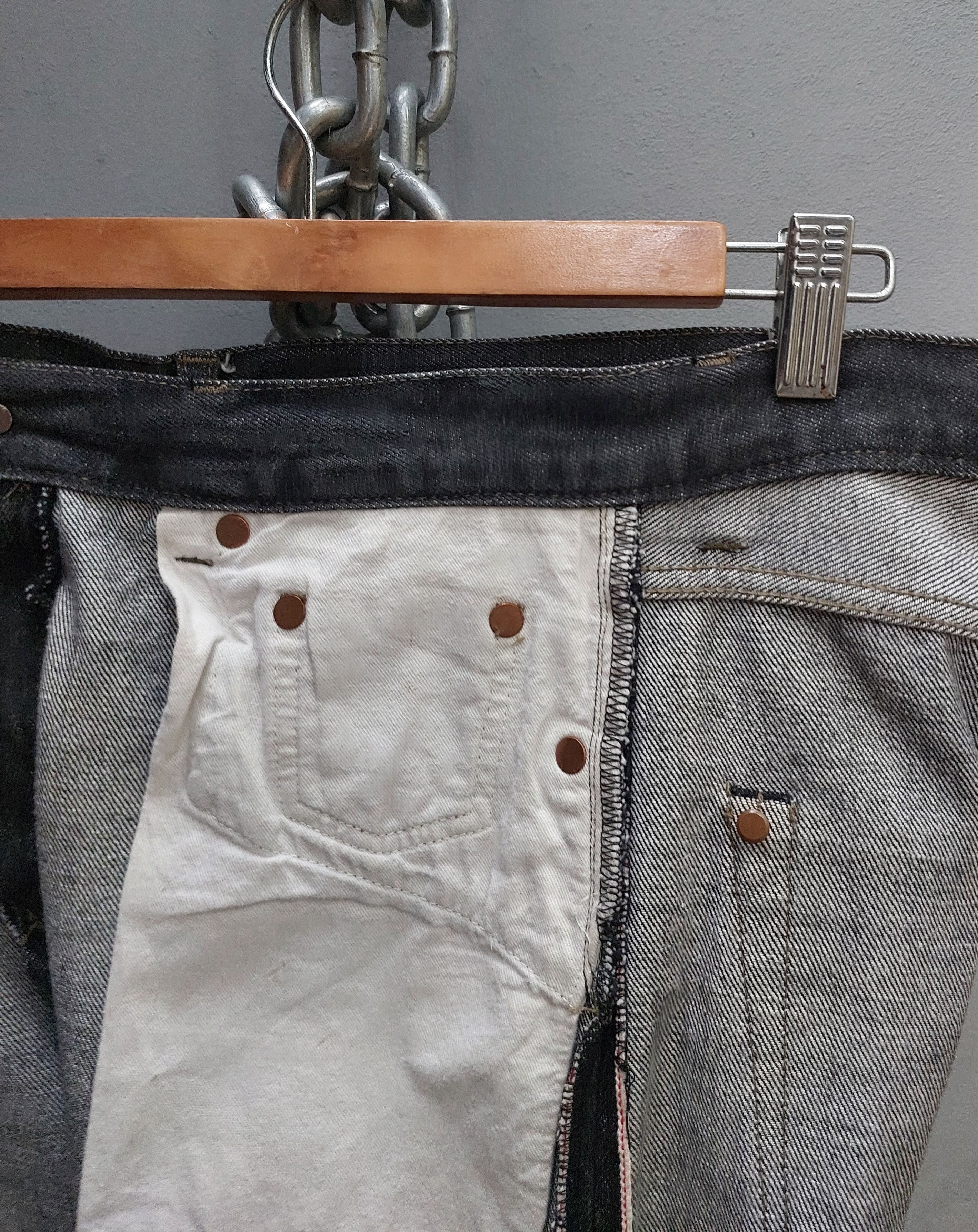 Yohji Yamamoto Yohji Yamamoto Pour Femme Denim Selvedge Jeans Size 26" / US 2 / IT 38 - 10 Thumbnail