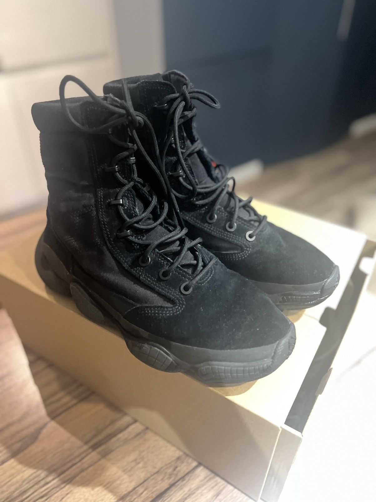 Yeezy 500 high tactical boot black