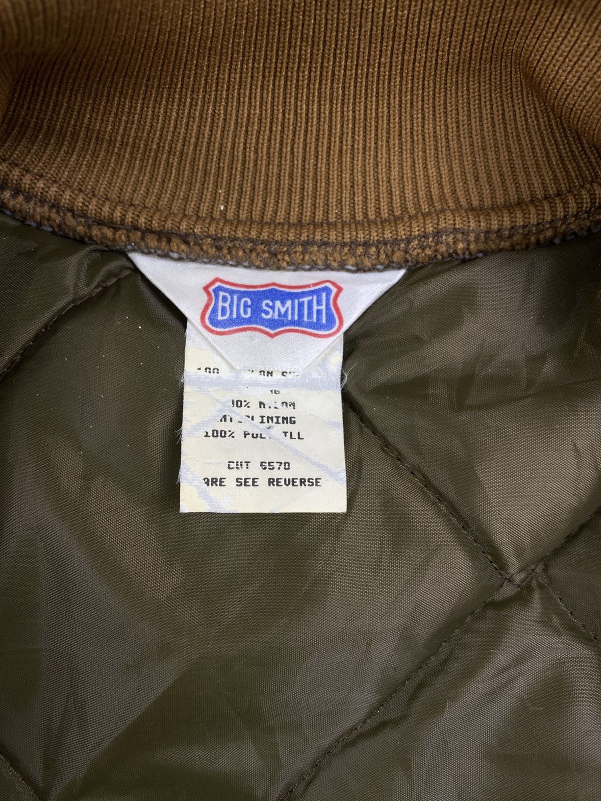Japanese Brand Vintage Big Smith Puffer Zipper Vest Jacket Size US M / EU 48-50 / 2 - 8 Thumbnail