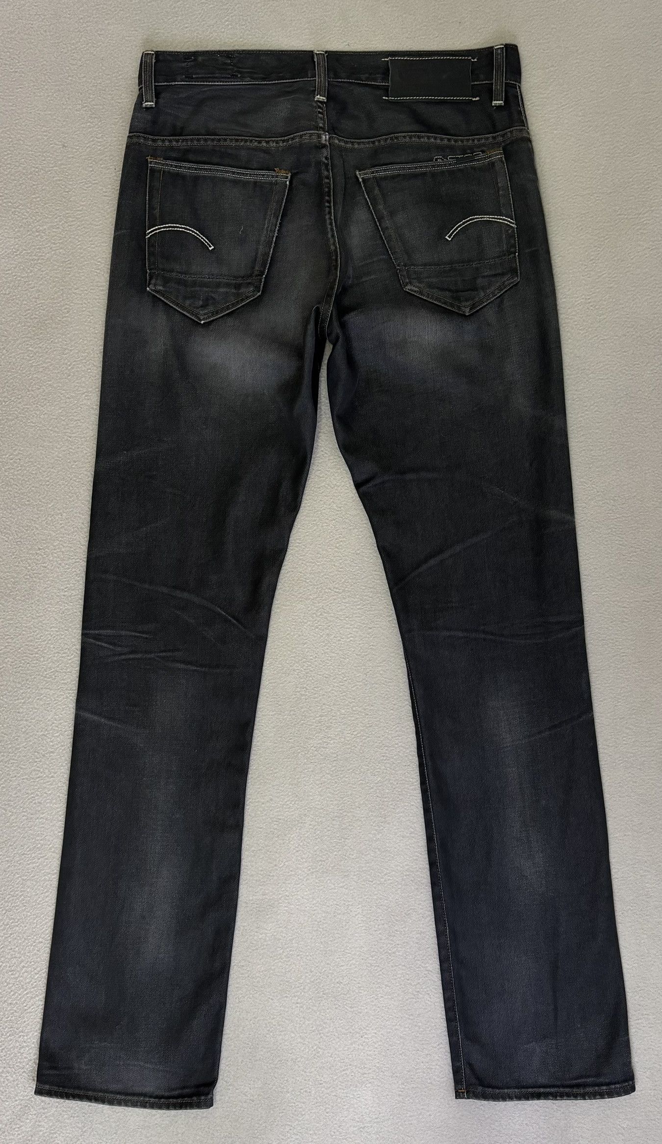G-Star G-Star Raw 3301 slim fit black jeans size 32-34 Size US 32 / EU 48 - 11 Thumbnail