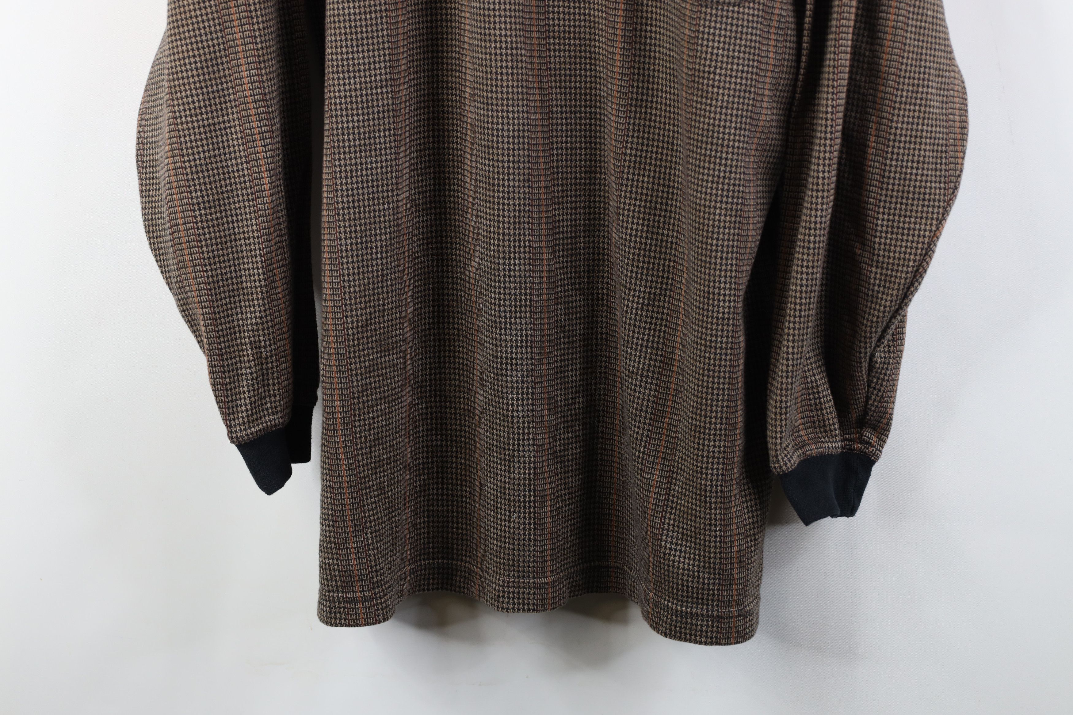 Vintage Vintage 90s Streetwear Knit Long Sleeve Rugby Polo Shirt Size US M / EU 48-50 / 2 - 3 Thumbnail