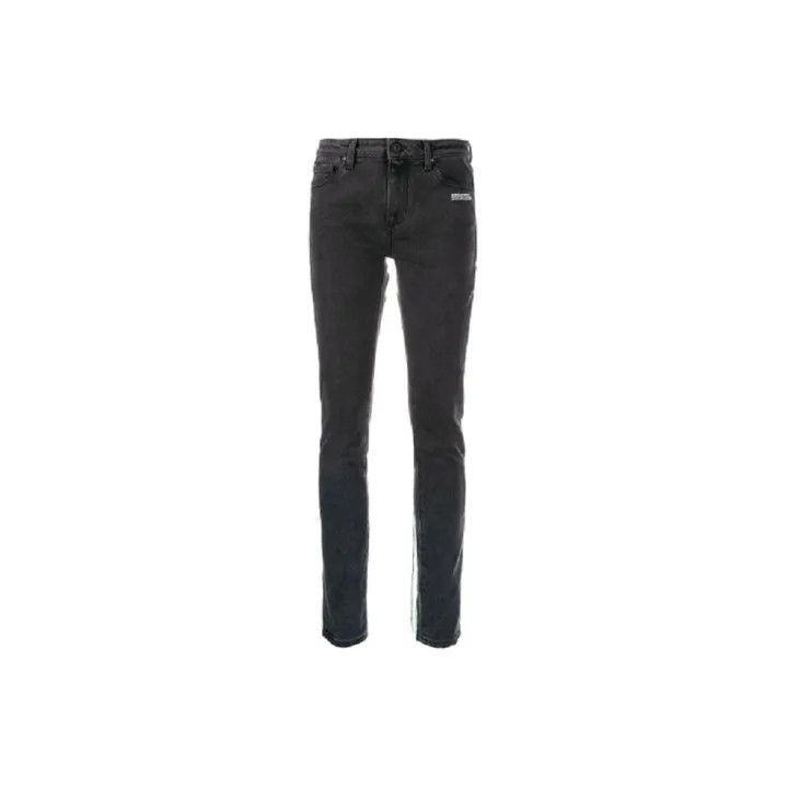 Off-White Off-White Slim-Fit Denim Pants in Black 0079 Size 25" / US 0 / IT 36 - 1 Thumbnail