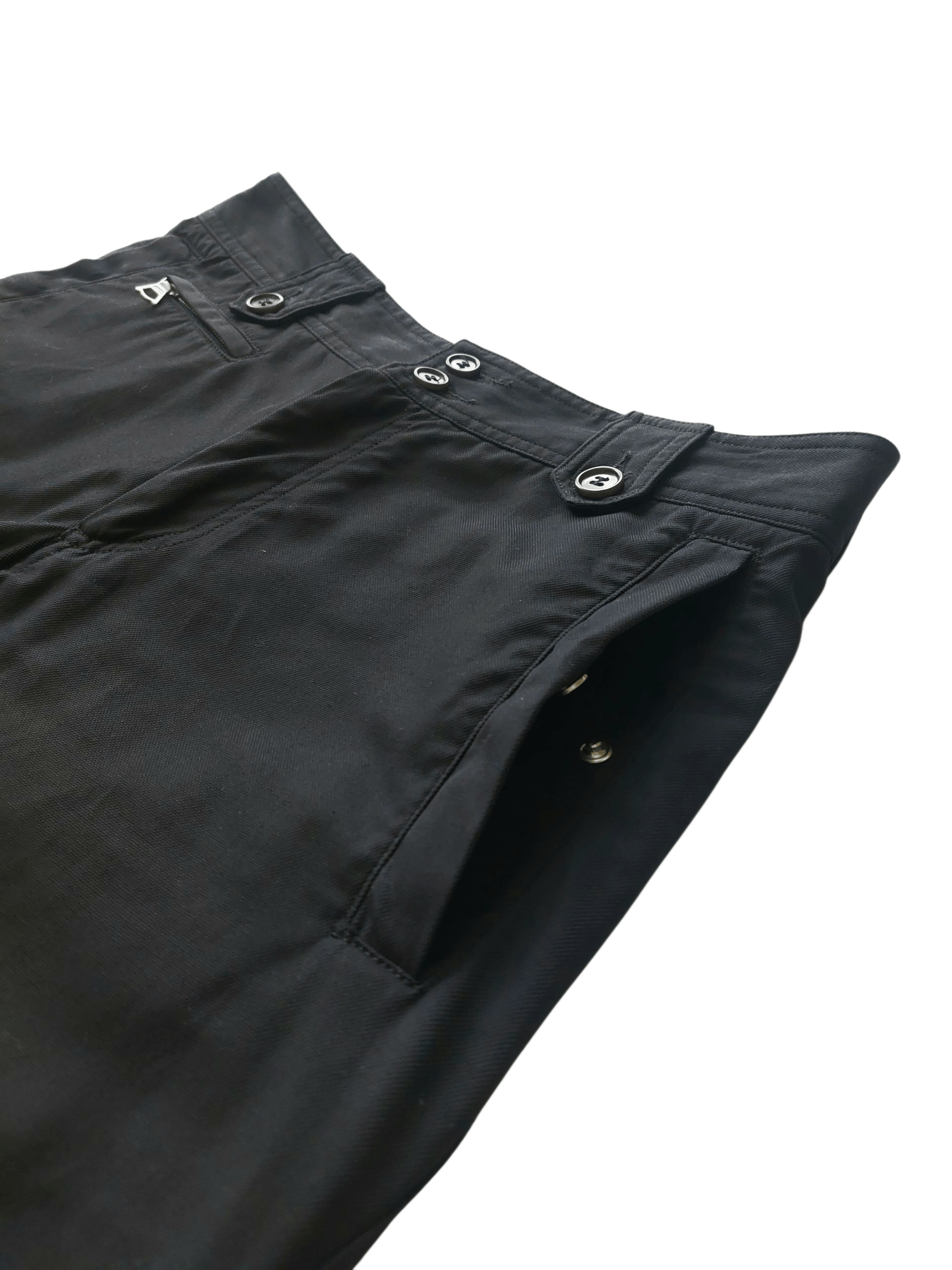 Dries Van Noten Dries Van Noten Black Bondage Strap Back Zipper Pants Size US 30 / EU 46 - 10 Thumbnail