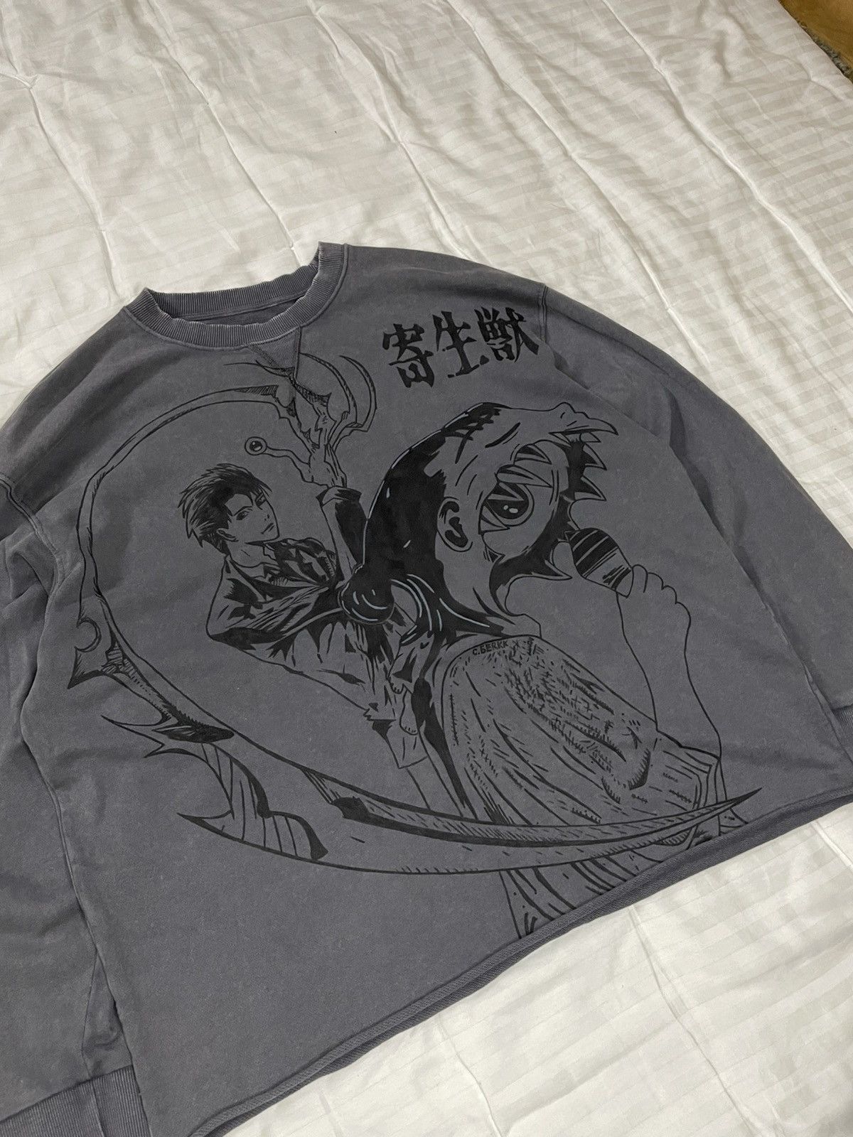 Anime Handmade Custom Anime Parasyte Sweatshirt Japanese Style Y2K Size US L / EU 52-54 / 3 - 4 Thumbnail