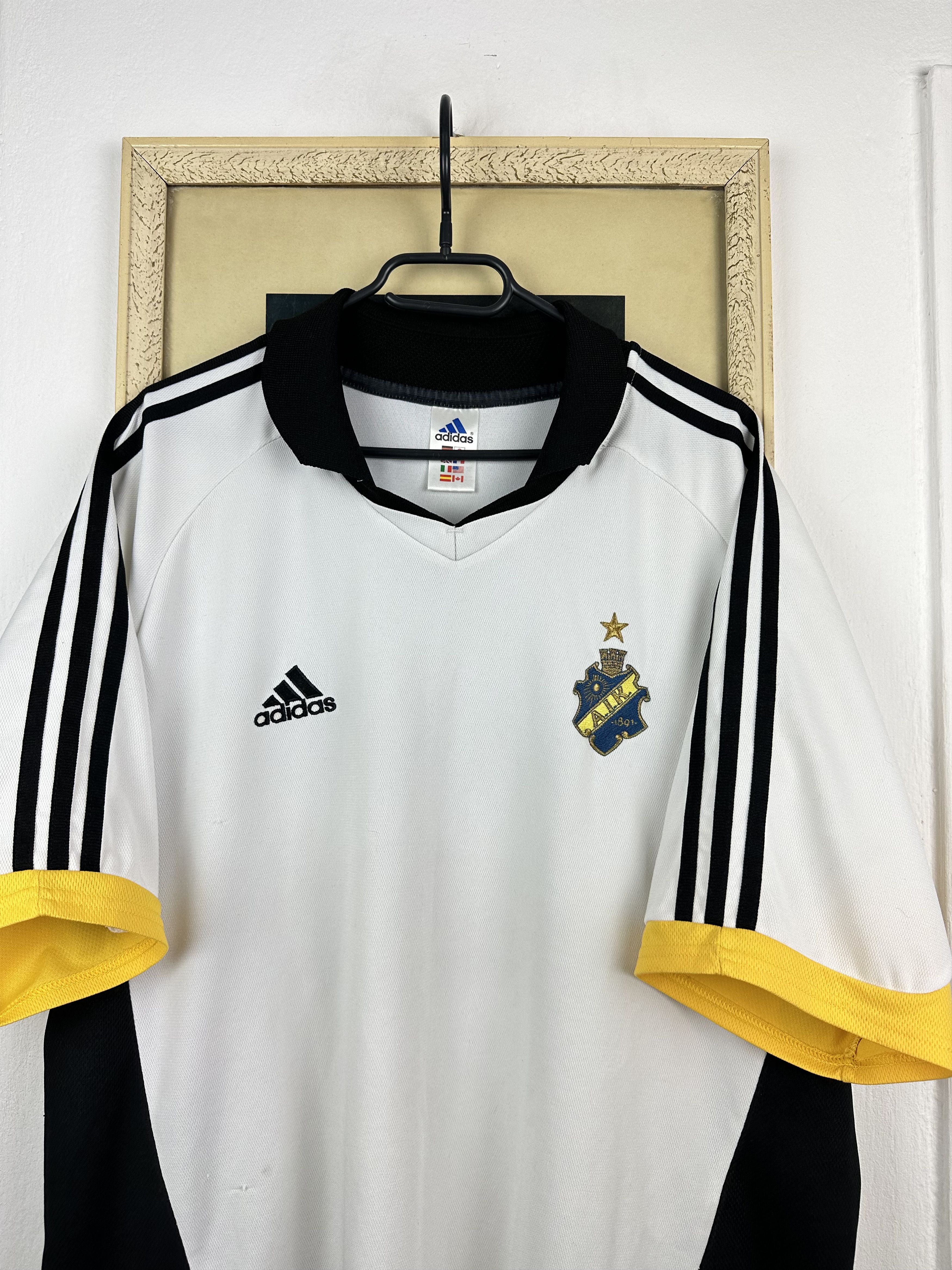 Adidas × Vintage AIK Fotboll football shirt Soccer Adidas Jersey Tee Hype Size US XXL / EU 58 / 5 - 2 Thumbnail