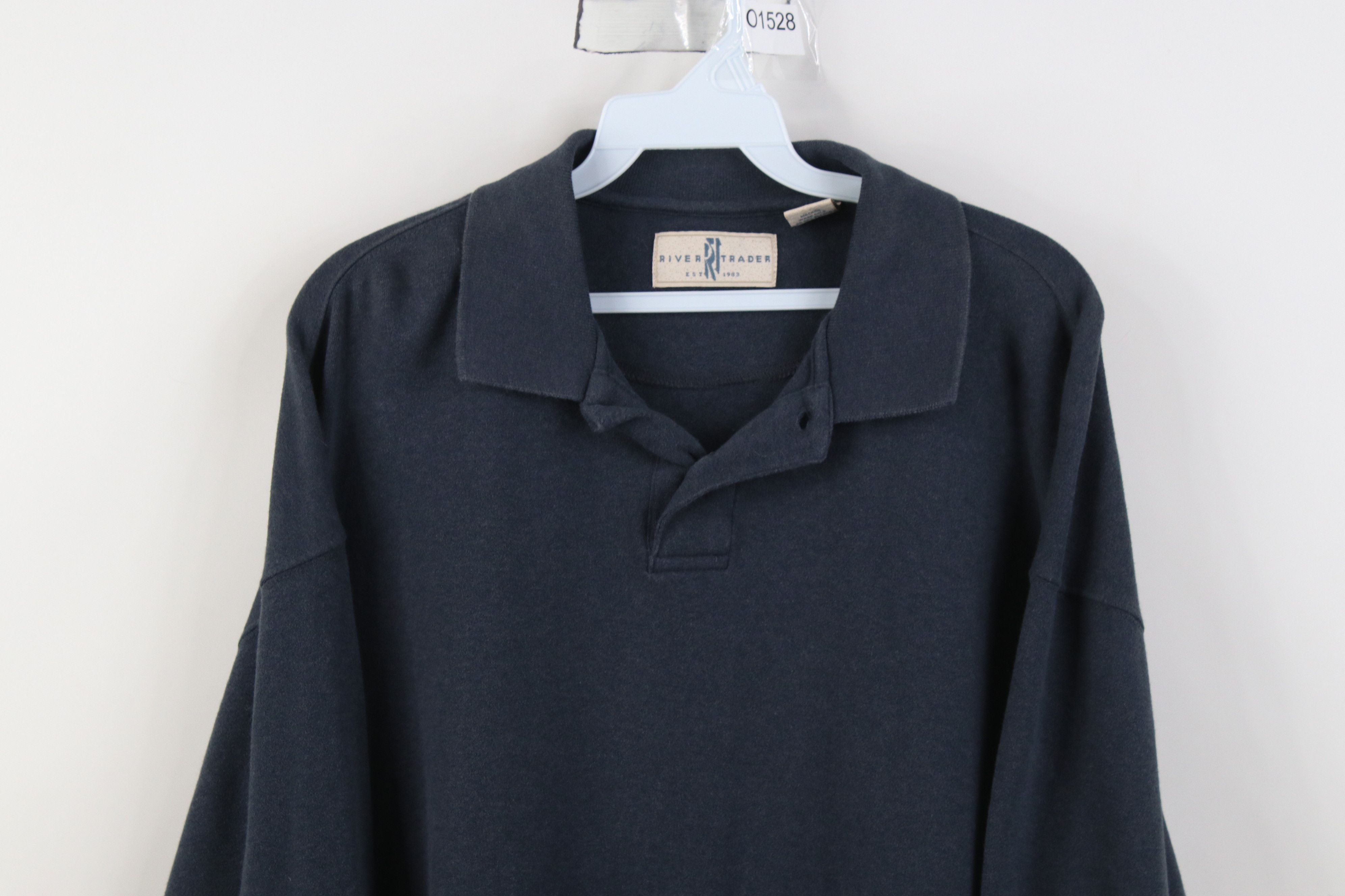 Vintage Vintage 90s Streetwear Touch Long Sleeve Rugby Polo Shirt Size US XL / EU 56 / 4 - 2 Thumbnail