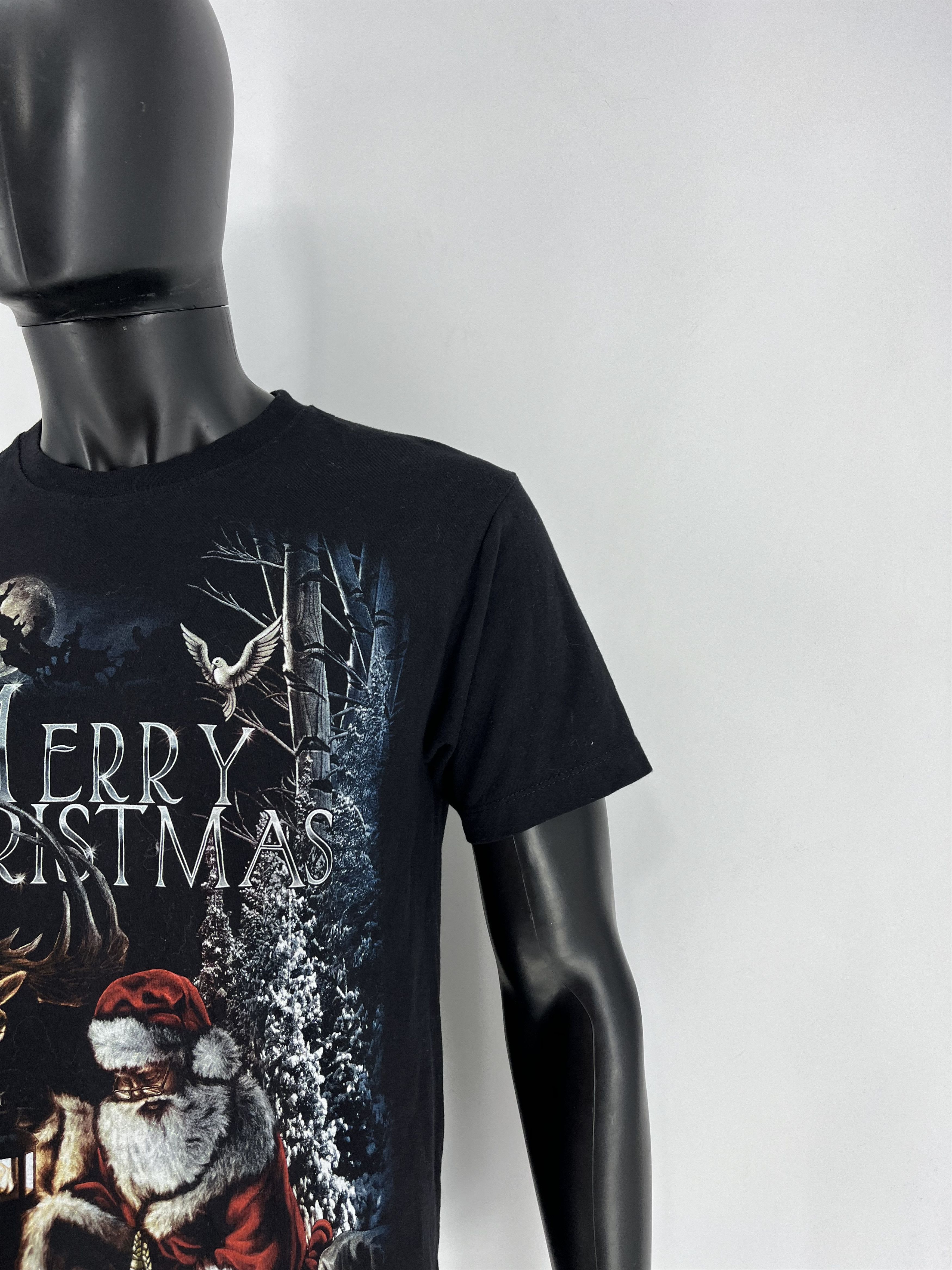 Band Tees × Vintage Vintage Y2K Merry Christmas WILD Hevy Matal Streetwear Size US M / EU 48-50 / 2 - 7 Thumbnail