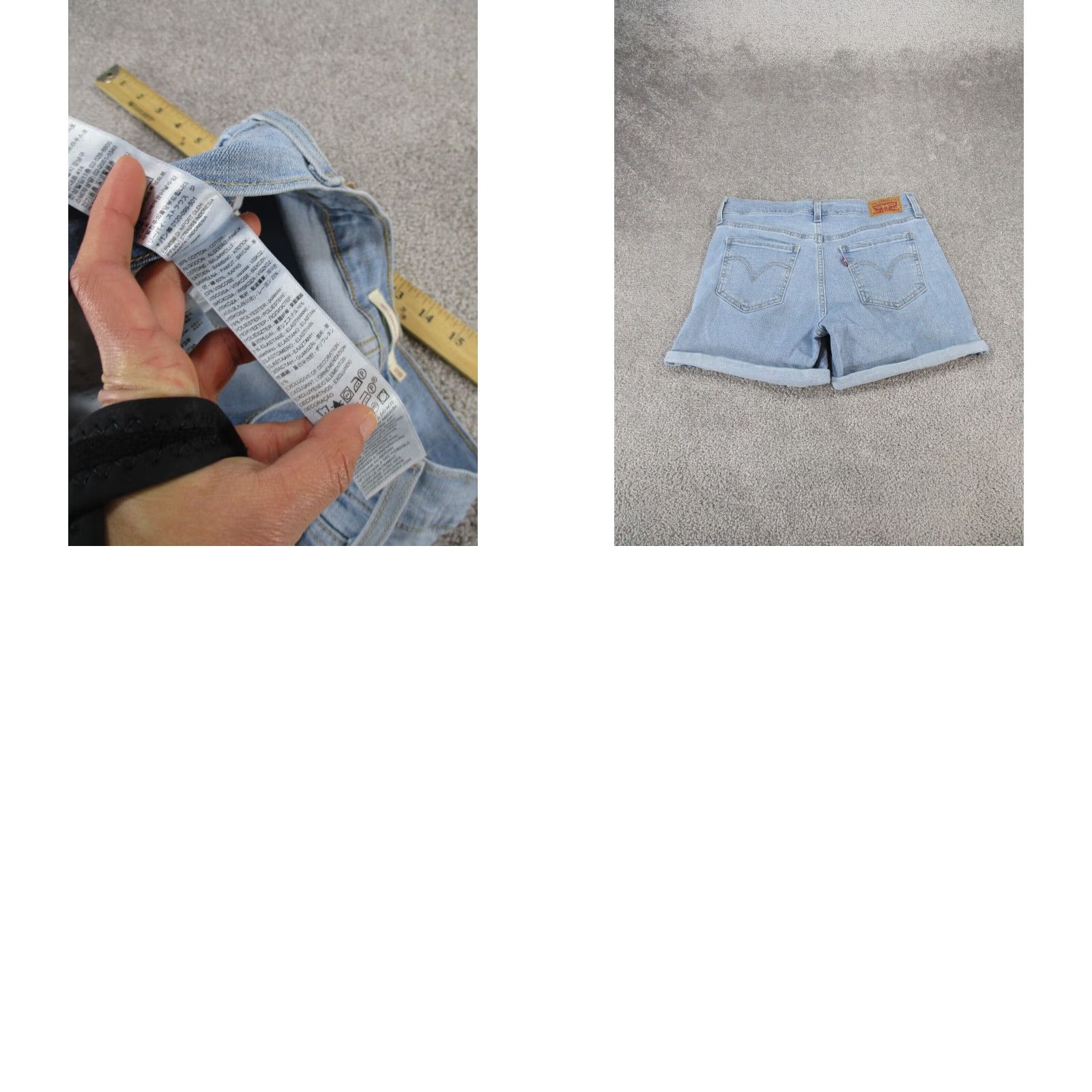 Levi's VINTAGE Levi's Shorts Womens 28 Cut-Off Light Wash Denim Casual Beach School Modern Classic Size 28" / US 6 / IT 42 - 8 Thumbnail