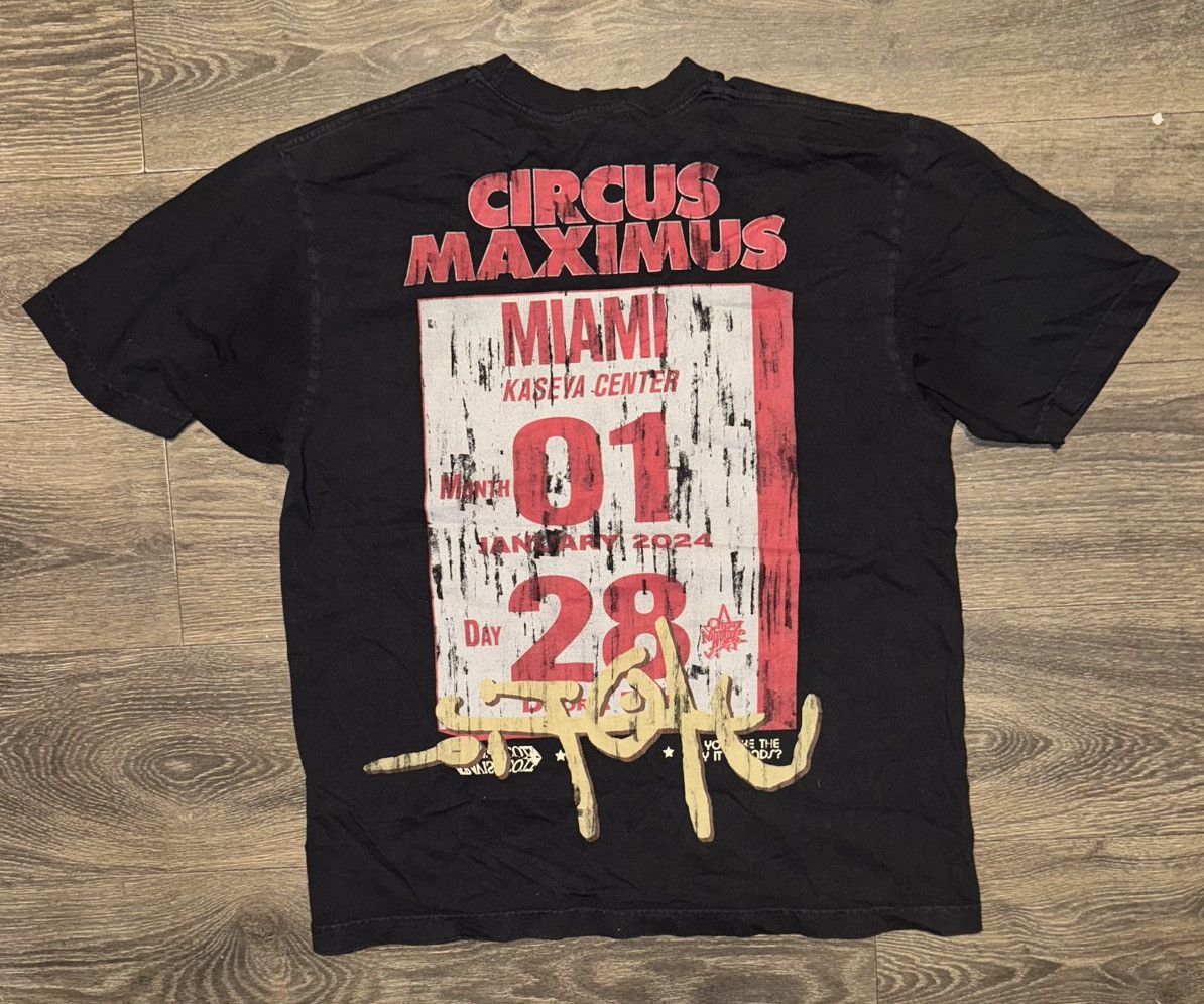 Travis Scott Travis Scott Circus Maximus Tee Size US L / EU 52-54 / 3 - 2 Thumbnail