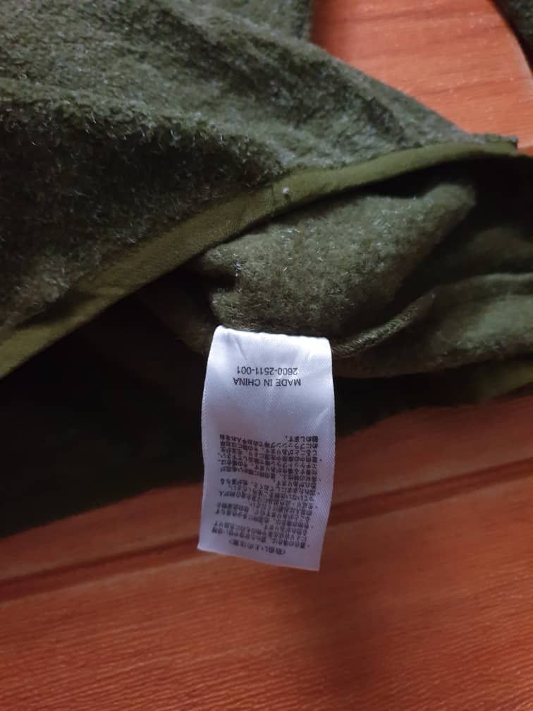 Japanese Brand Logos green utility outdoor wool sweatshirt Size US XL / EU 56 / 4 - 3 Thumbnail