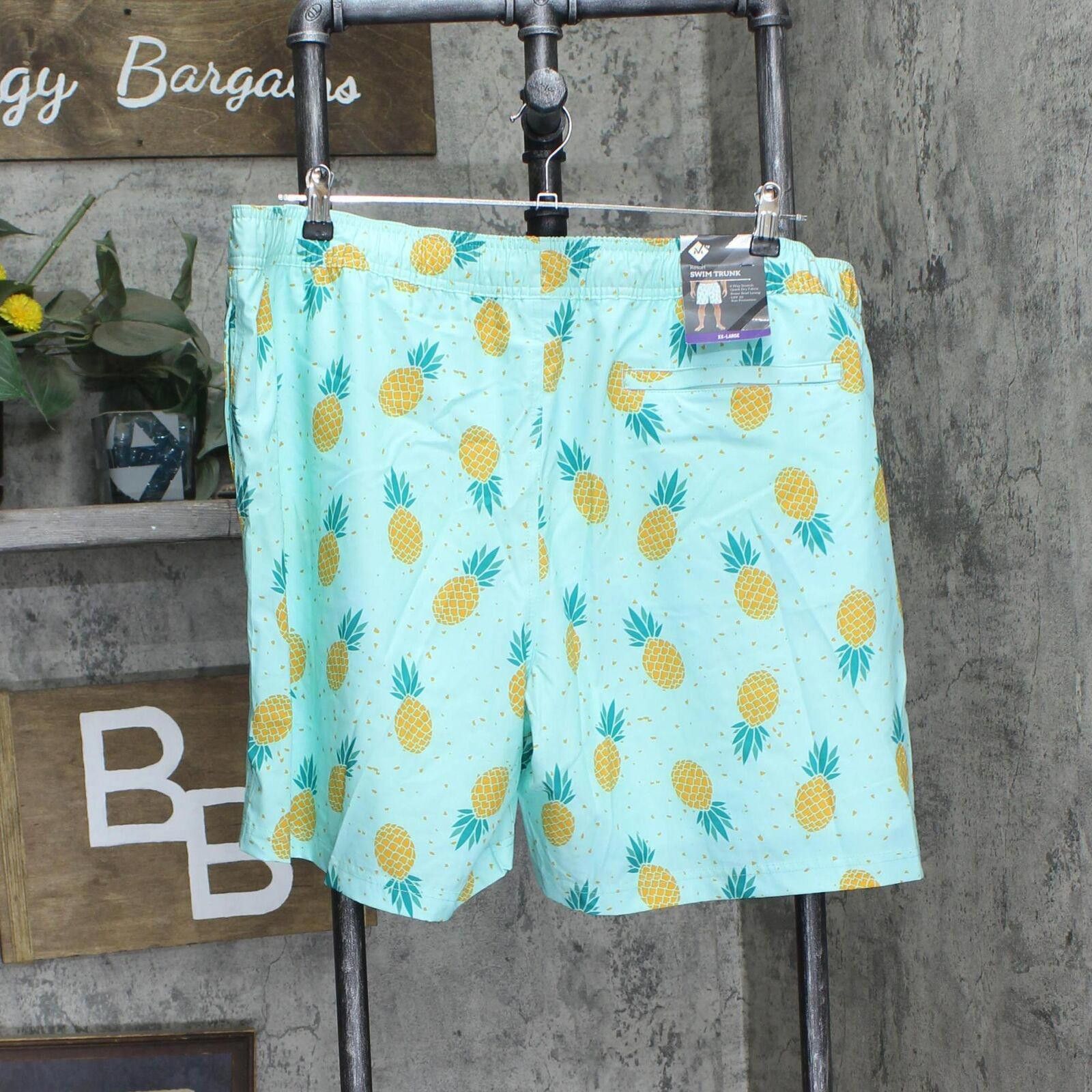 Other NWT Member´s Mark DSAE22221011 2XL Aqua Blue Pineapple Size US 40 / EU 56 - 2 Thumbnail