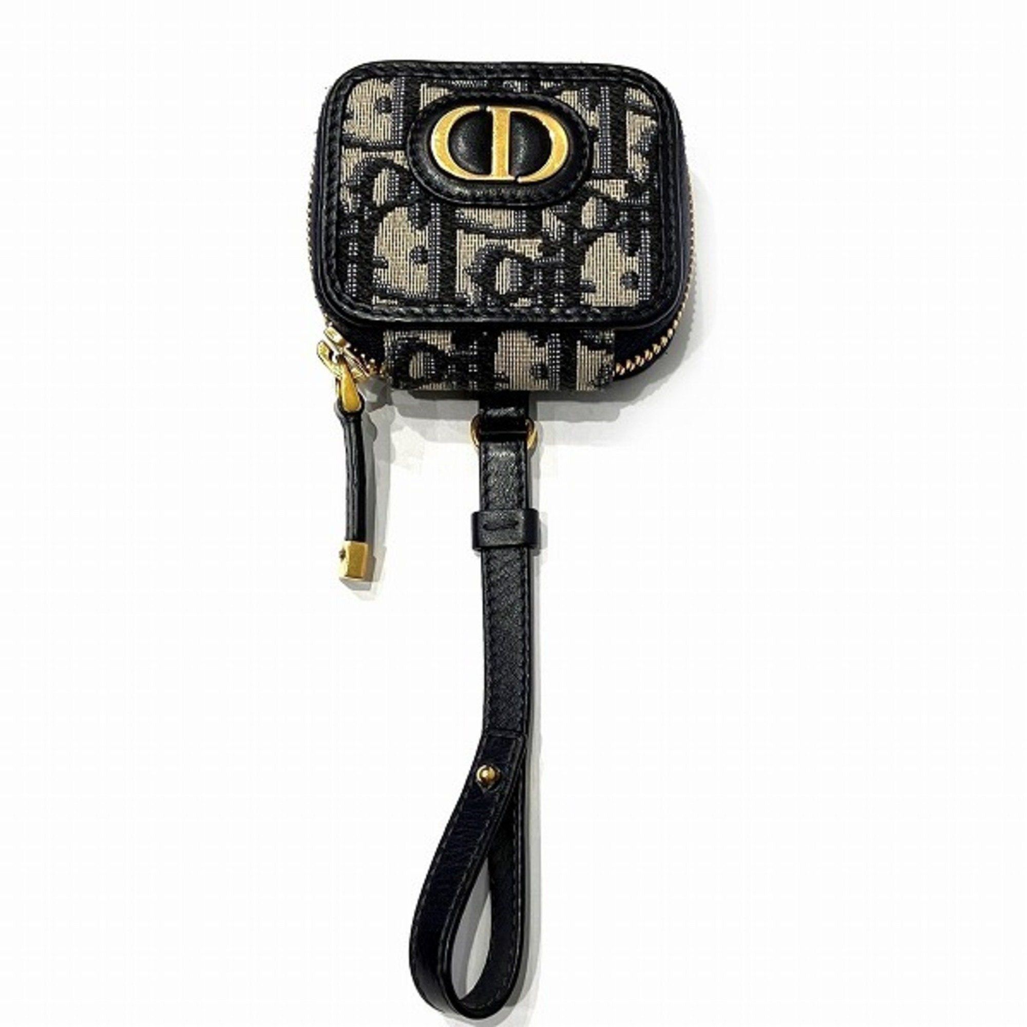 image of Christian Dior Dior 43-Ma-1200 Airpods Case Brand Accessories Pouch Men's Women's in Blue