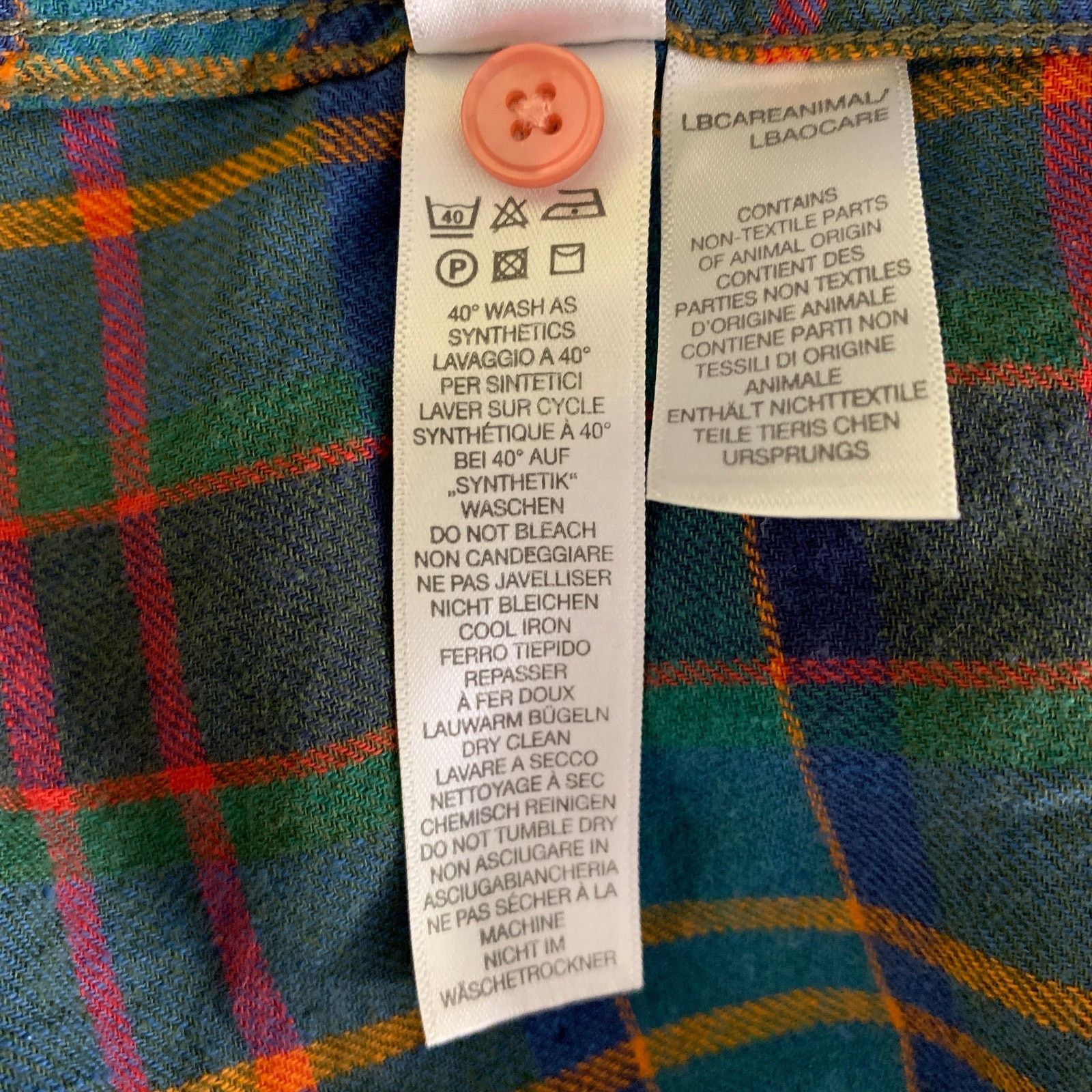 Paul Smith PS by PAUL SMITH M Blue Multi-Color Plaid Linen Cotton Shirt Size US M / EU 48-50 / 2 - 7 Thumbnail