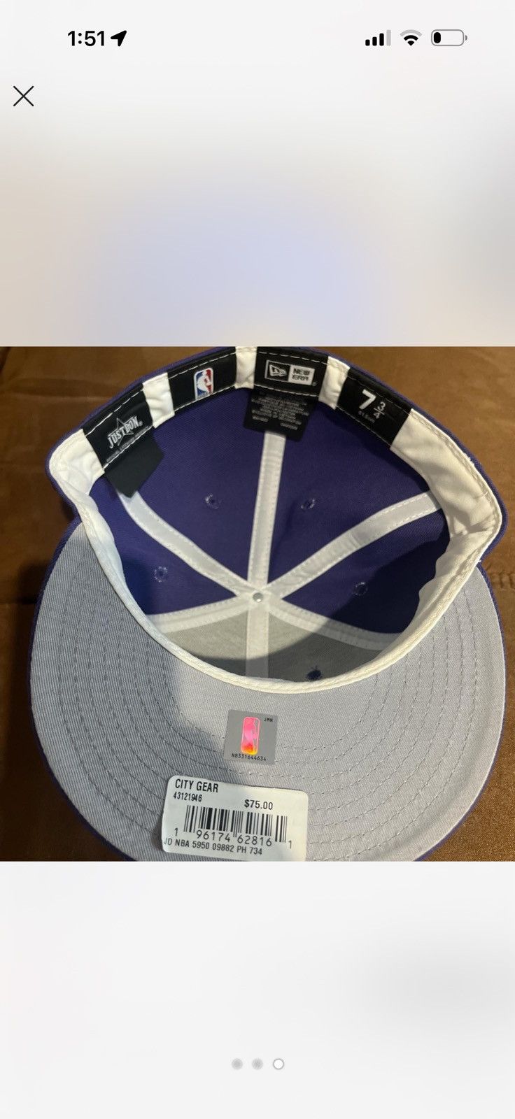 Just Don × New Era Just Don Phoenix Suns fitted 7 3/4 Size ONE SIZE - 3 Thumbnail