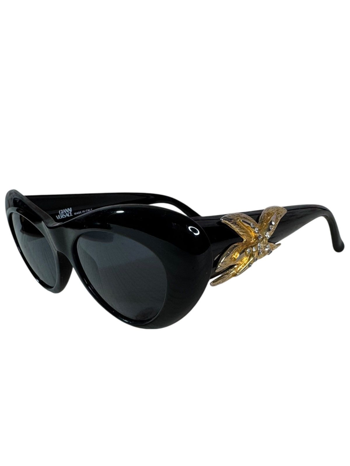 Versace Gianni Versace Vintage 90s Oversize Cat-Eye Sunglasses Size ONE SIZE - 8 Thumbnail