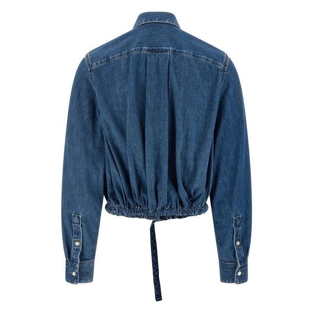 Loewe LOEWE Blue Belted Shirt New & Authentic (Women's size:FR 34; Size XS / US 0-2 / IT 36-38 - 2 Thumbnail