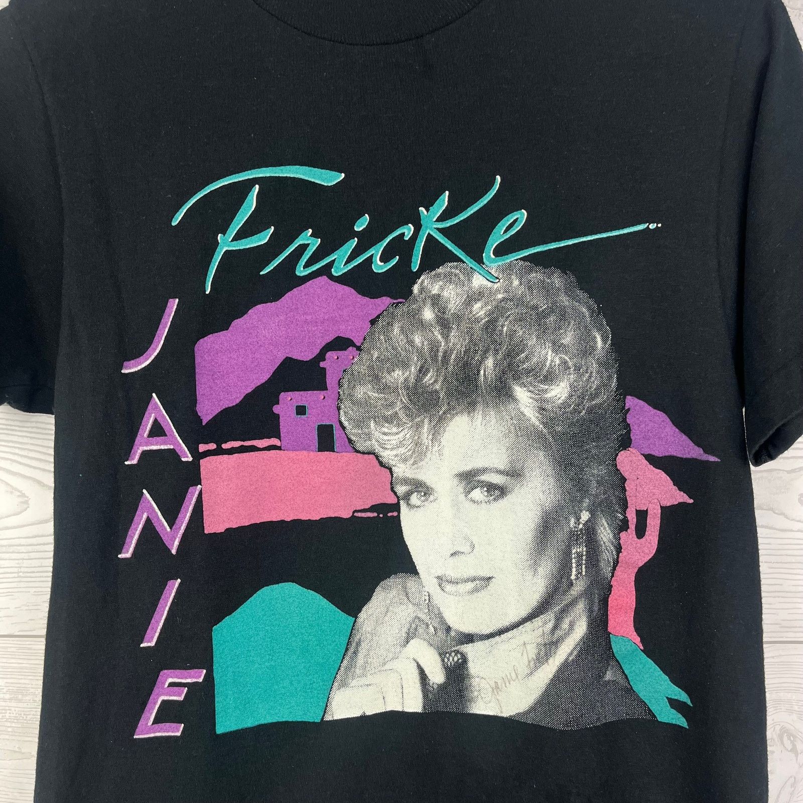 Anvil Signed Janie Fricke Labor Of Love Tour Vintage Tee Size Med Size M / US 6-8 / IT 42-44 - 2 Thumbnail