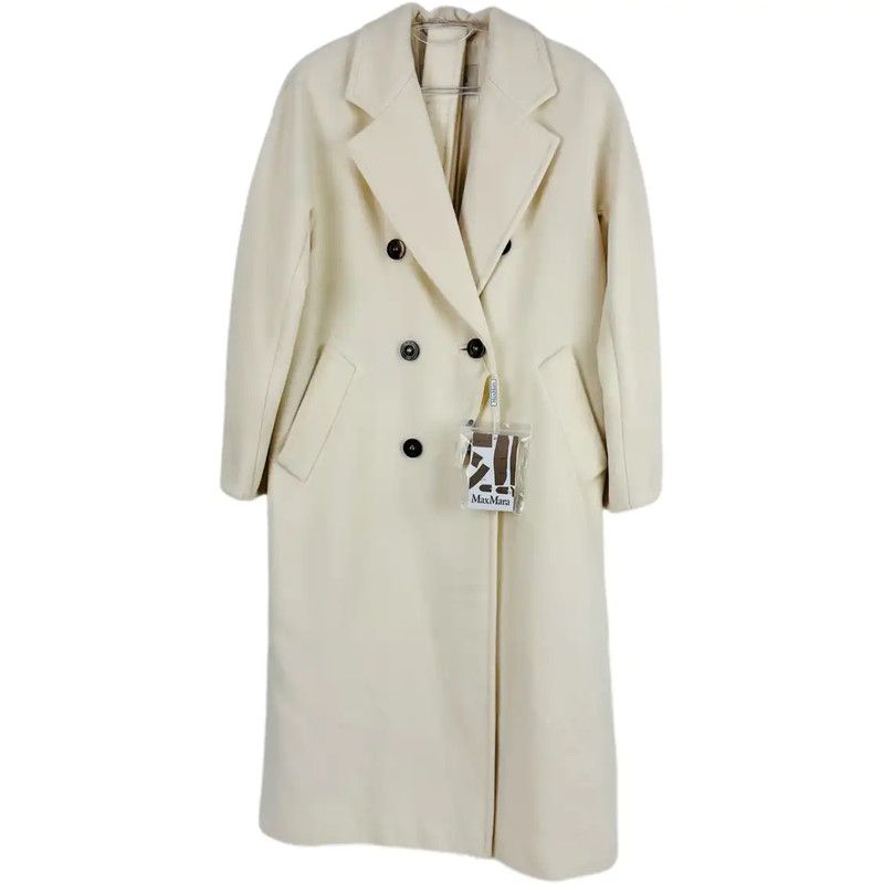 Max Mara MaxMara Cream Cashmere Women's Overcoat 0089 Size M / US 6-8 / IT 42-44 - 1 Thumbnail