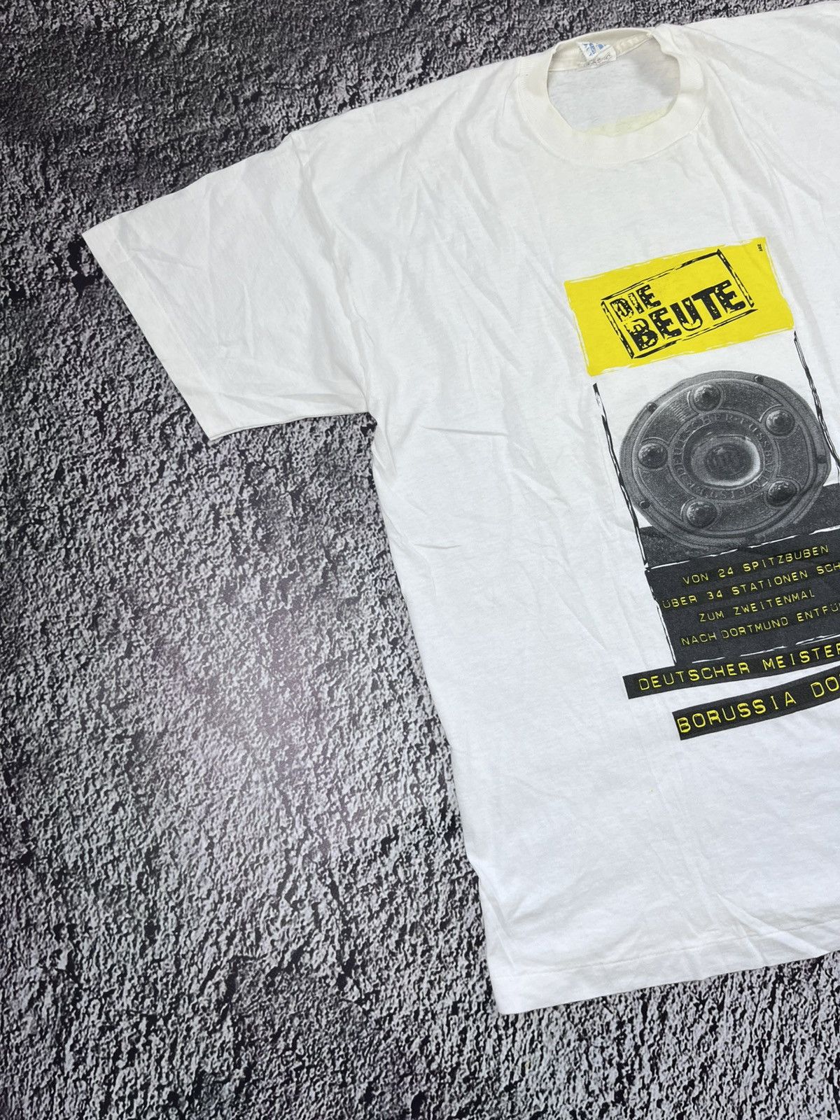 Vintage Vintage Rare 96 Borussia Dortmund screenstars one stitch tee Size US XL / EU 56 / 4 - 2 Thumbnail
