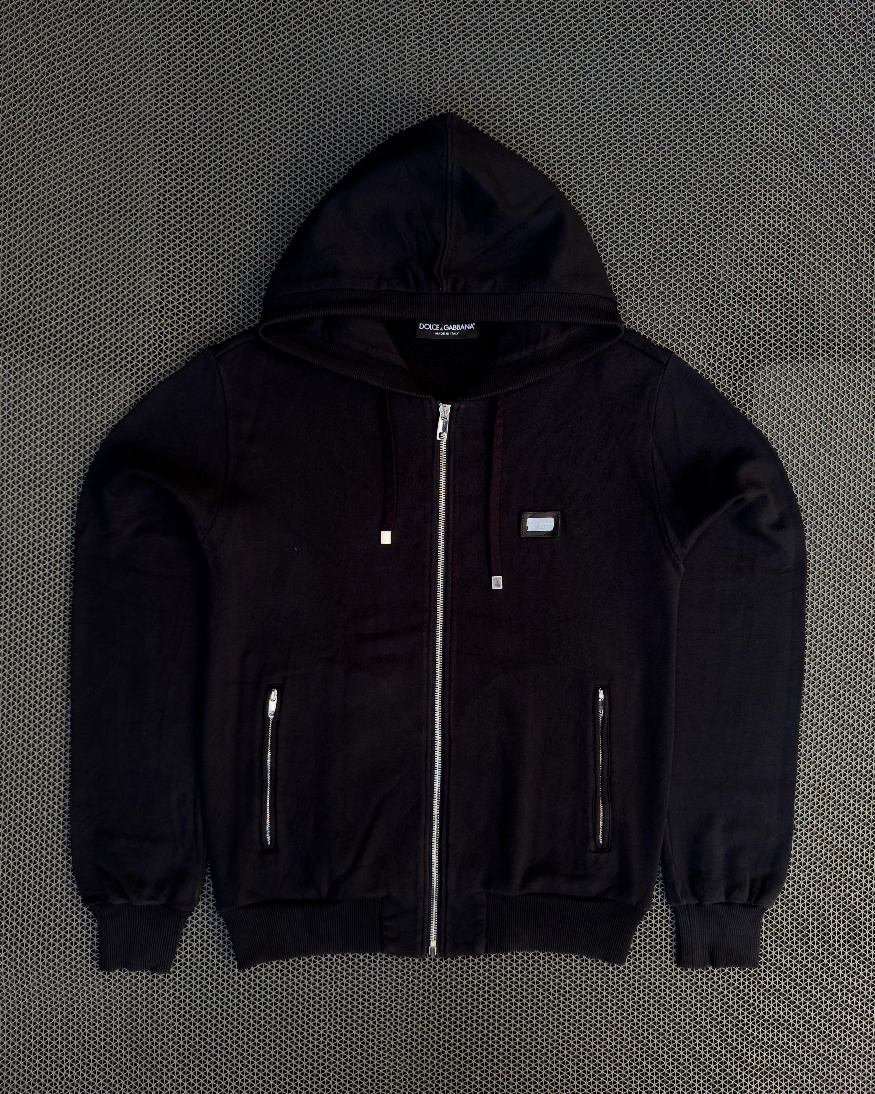 Dolce & Gabbana DOLCE&GABBANA COTTON JERSEY ZIP UP HOODIE Size US S / EU 44-46 / 1 - 5 Thumbnail