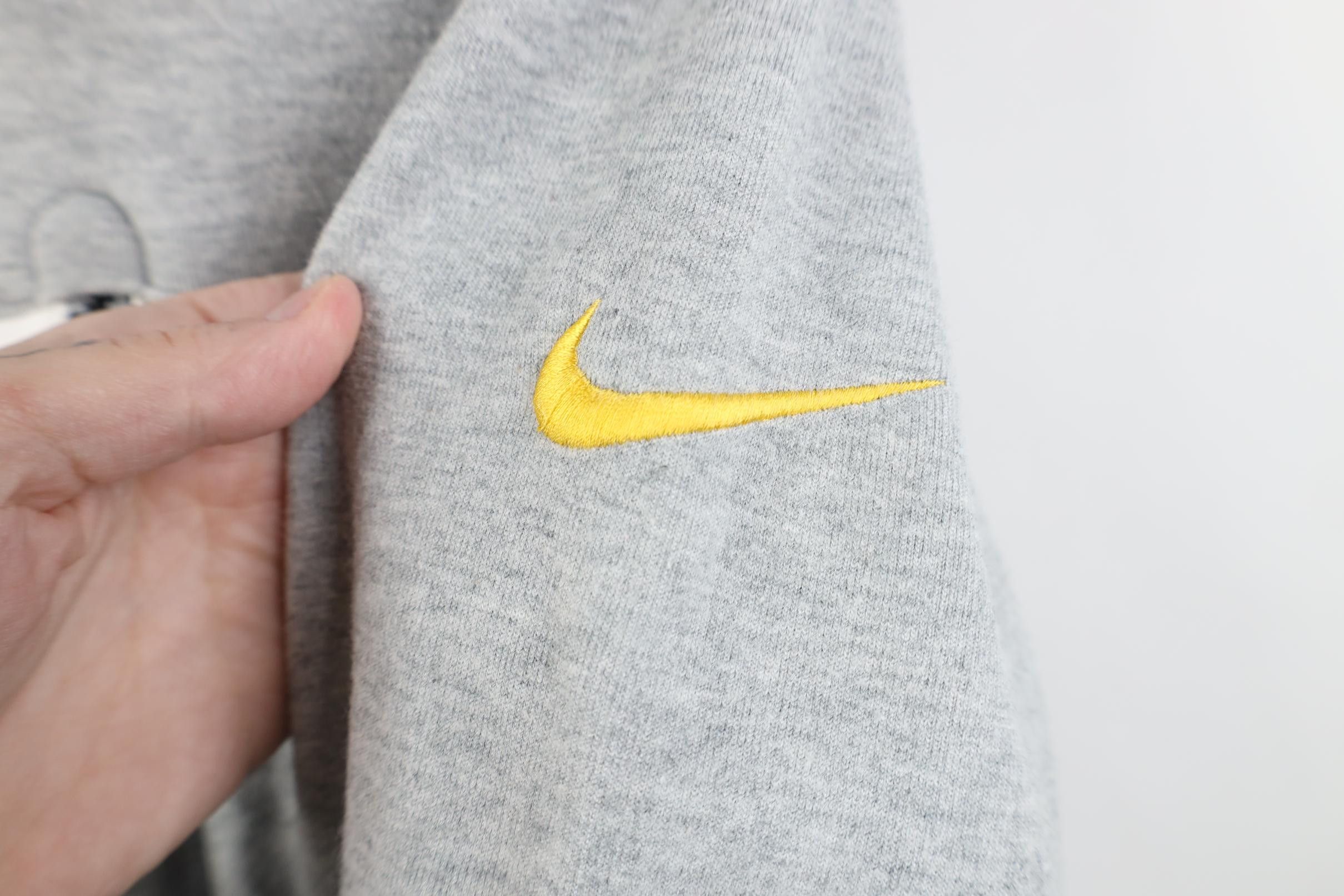 Nike Nike Block M University of Michigan Hoodie Sweatshirt Gray Size US S / EU 44-46 / 1 - 6 Thumbnail