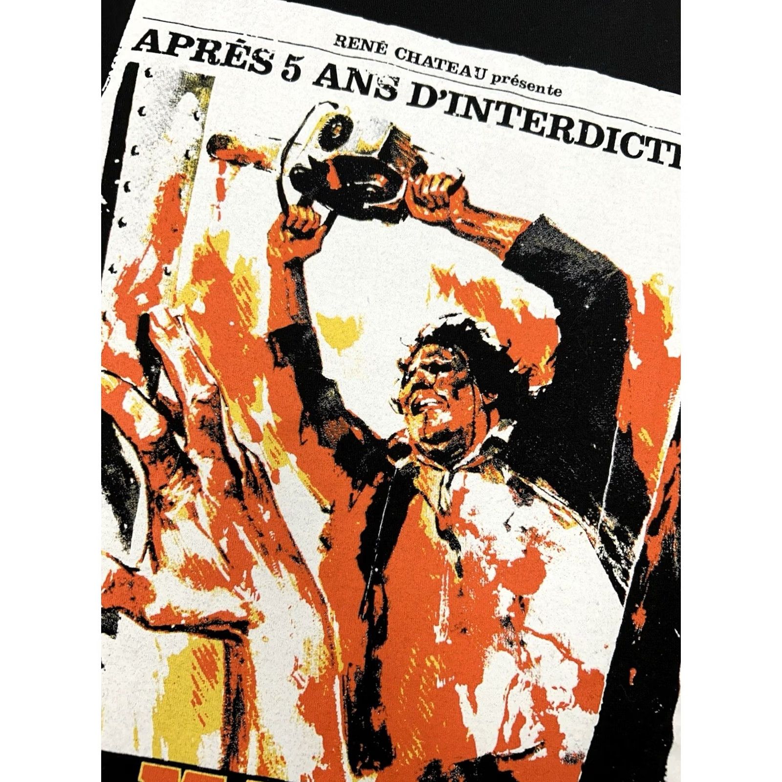 Vintage The Texas Chainsaw Massacre Horror Movie Promo Poster T Shirt Size Small Black Size US S / EU 44-46 / 1 - 3 Thumbnail