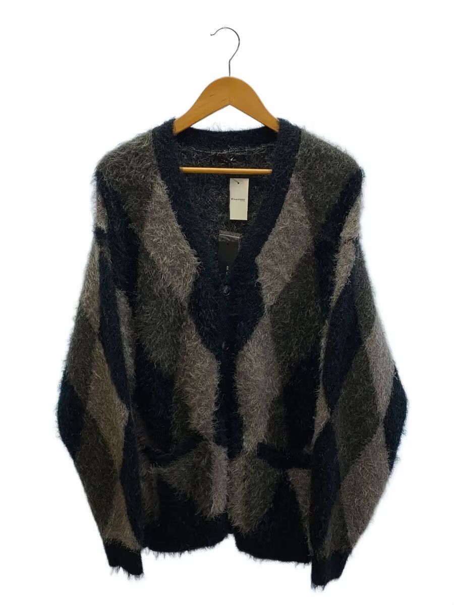 Number (N)ine Diamond Fluffy Knit Cardigan Size US XL / EU 56 / 4 - 1 Thumbnail