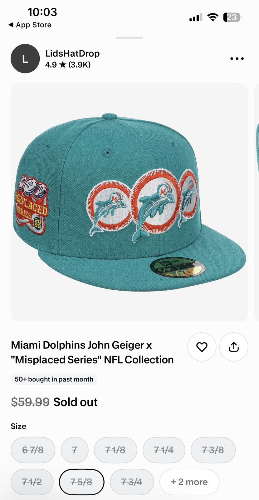 New Era New Era X John Geiger Size ONE SIZE - 1 Thumbnail