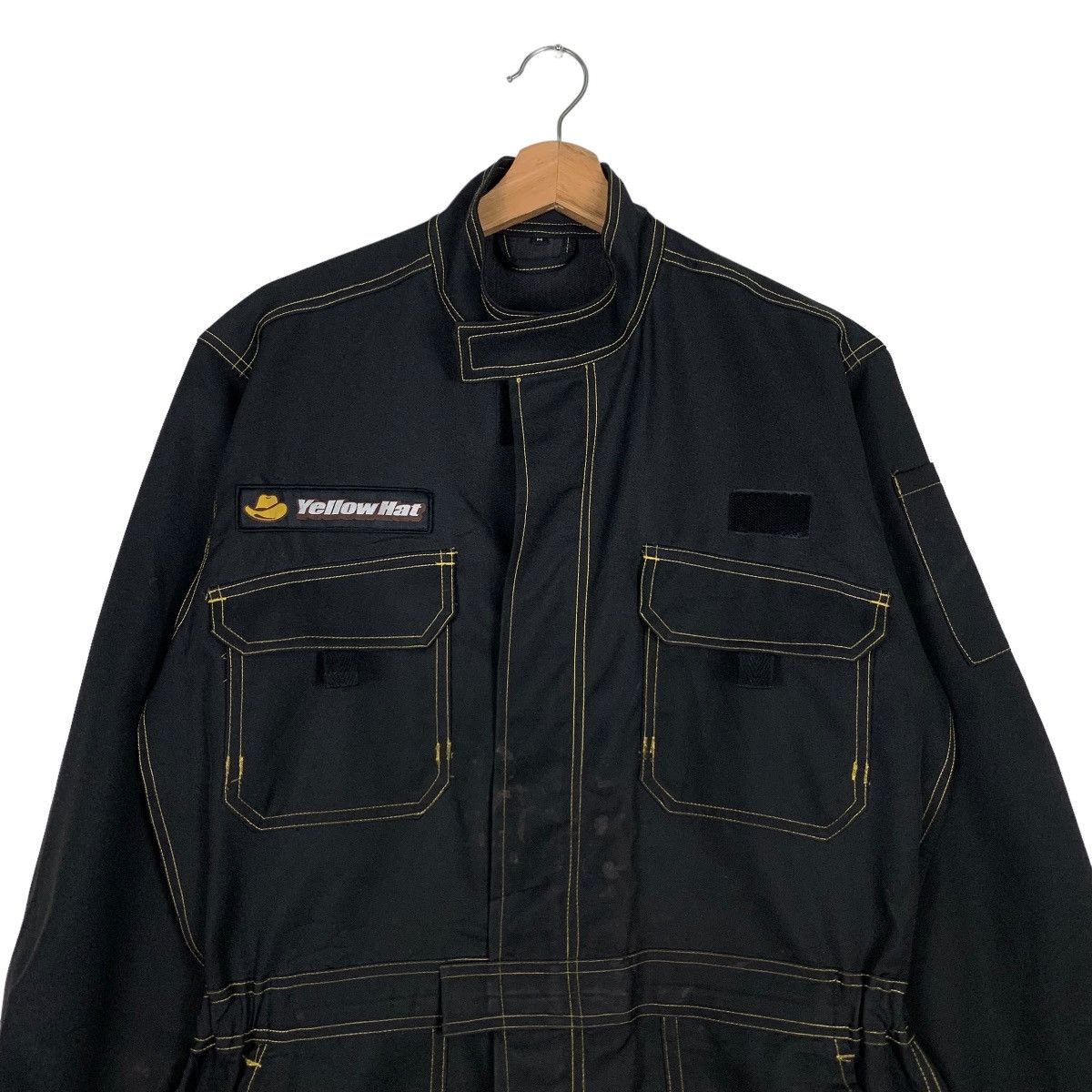 Japanese Brand YELLOWHAT BIG LOGO COVERALL #0324-C14 Size US 36 / EU 52 - 6 Thumbnail