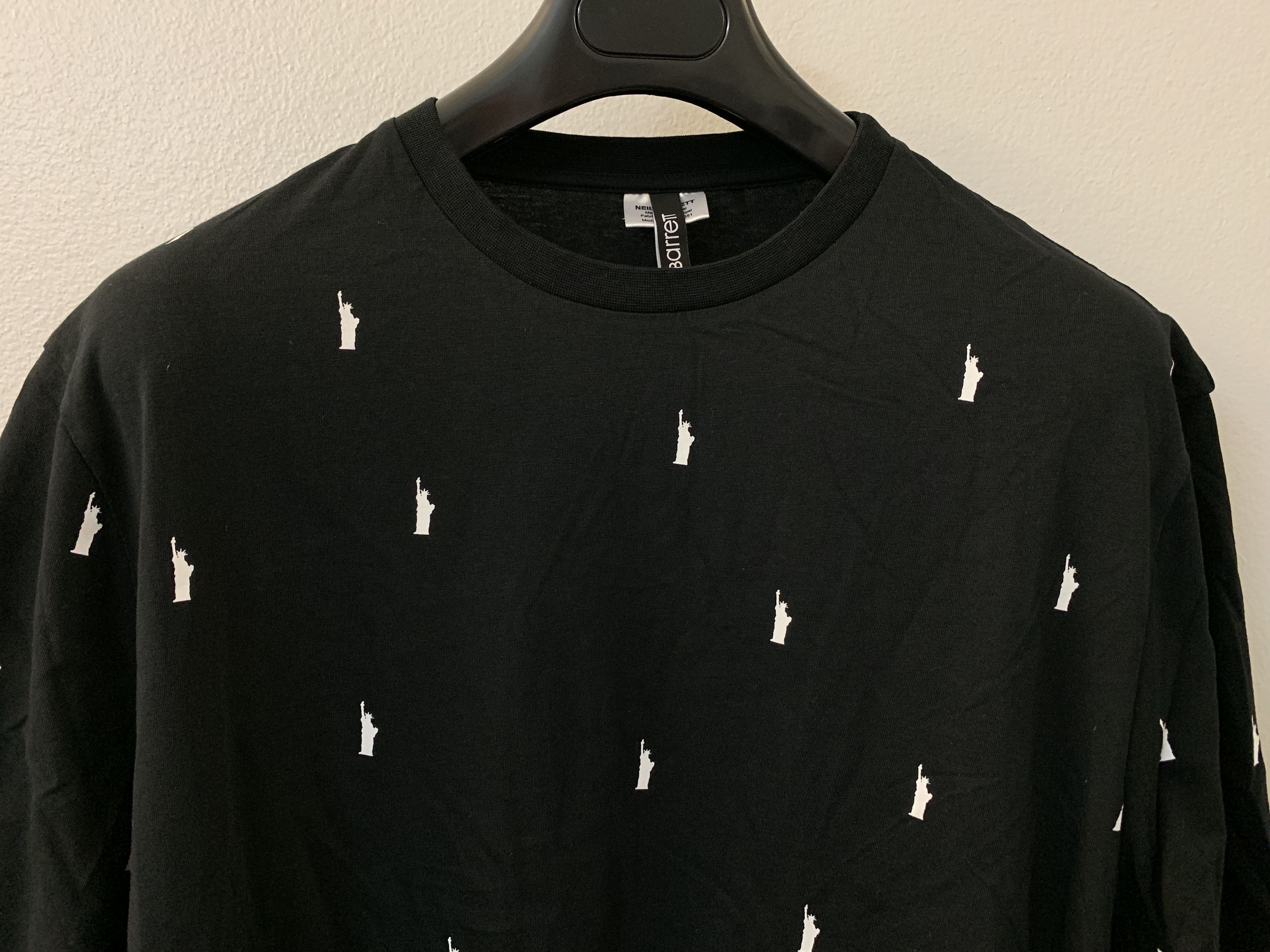 Neil Barrett Statue of Liberty pattern T-shirt Large BNWT Size US L / EU 52-54 / 3 - 2 Thumbnail