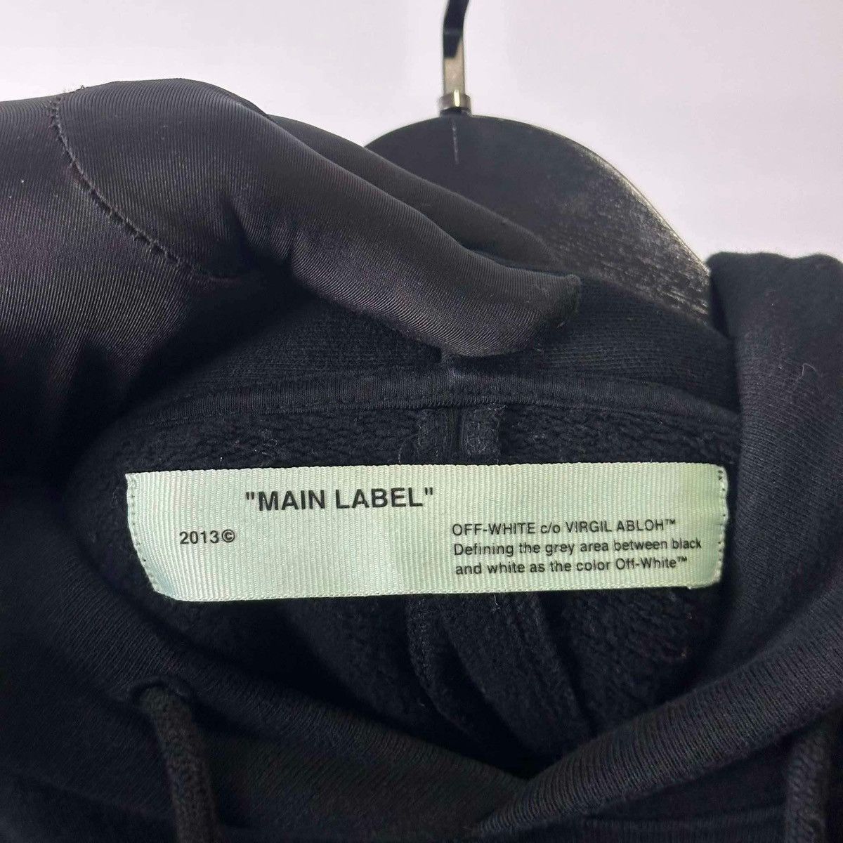 Off-White OFF WHITE BLACK HOODIE ( Form Boxy Fit) Size US M / EU 48-50 / 2 - 5 Thumbnail