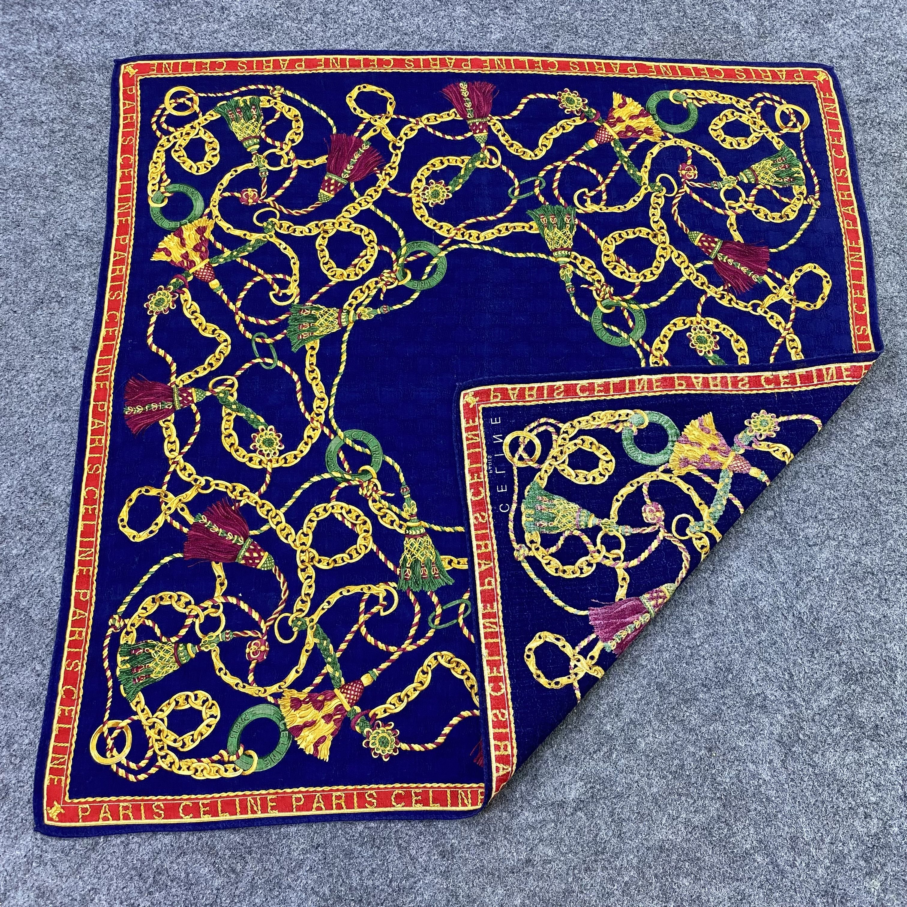 Celine Celine Handkerchief Neckerchief Bandana-B1729 Size ONE SIZE - 5 Thumbnail