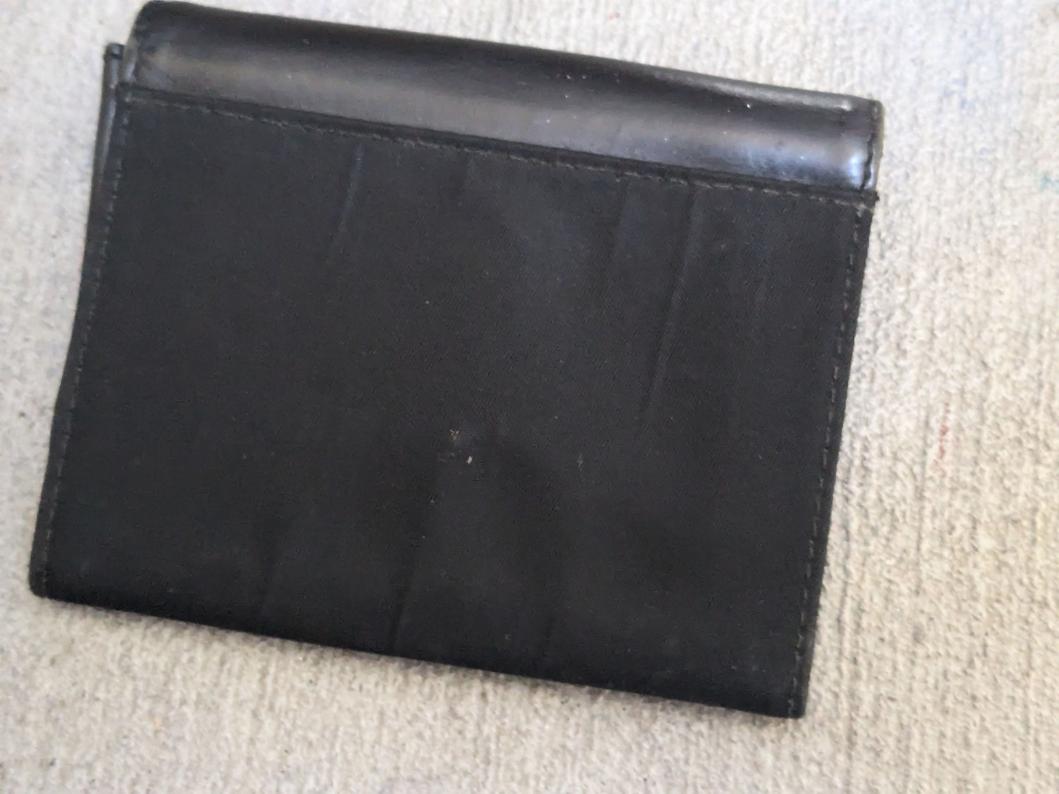 Prada Prada Wallet Black Nylon Leather Bifold Cardholder Italy Y2K Size ONE SIZE - 8 Thumbnail