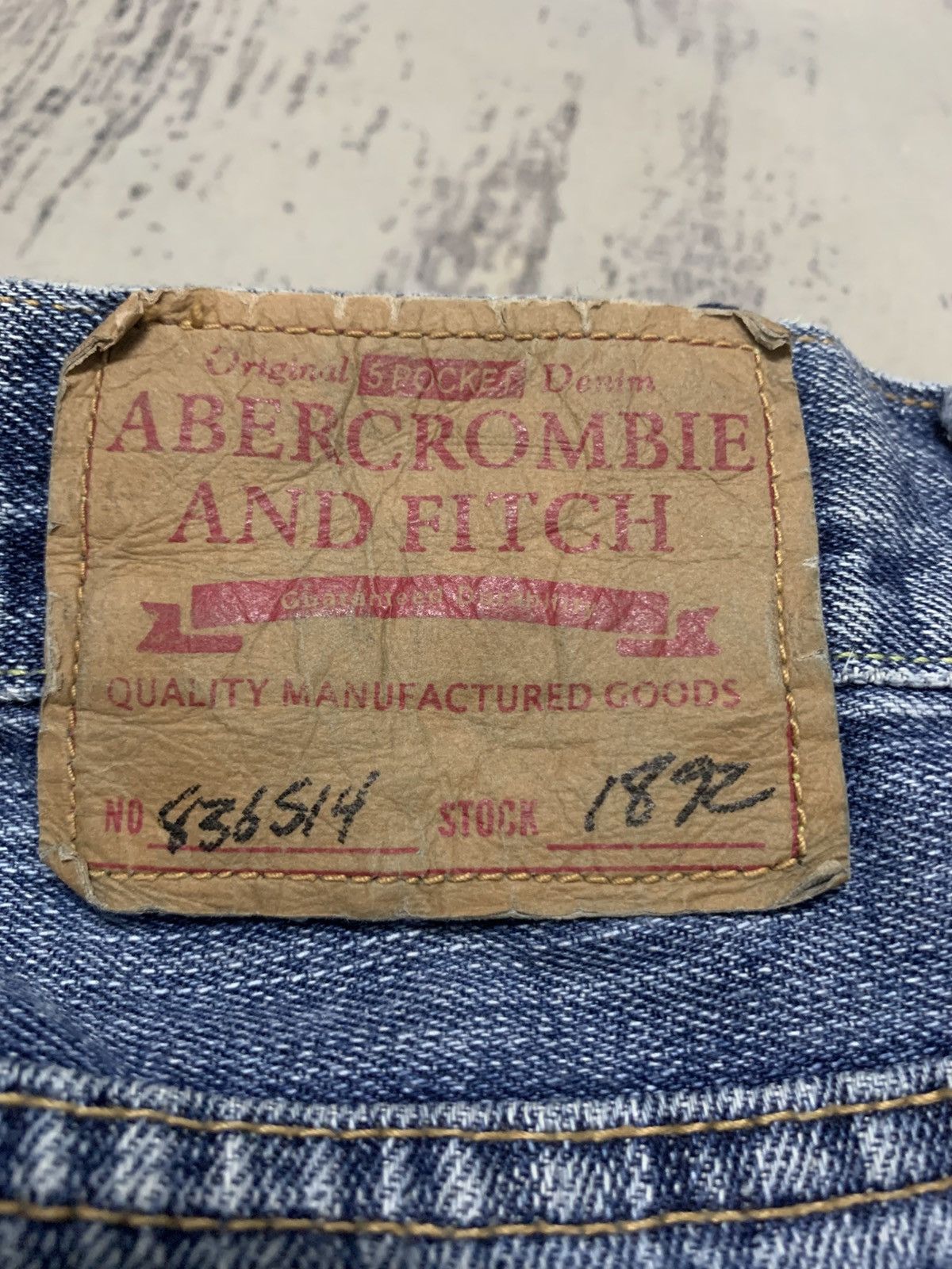 Abercrombie & Fitch Vintage Abercrombie & Fitch Baggy Denim Jean Pants W33x30 Size US 33 - 16 Thumbnail