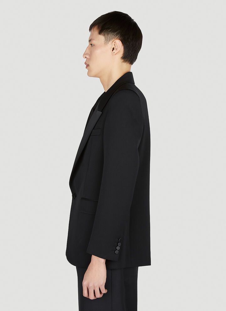 Saint Laurent Paris o1bcso1str0924 Tuxedo Jacket in Black Size US XS / EU 42 / 0 - 3 Thumbnail