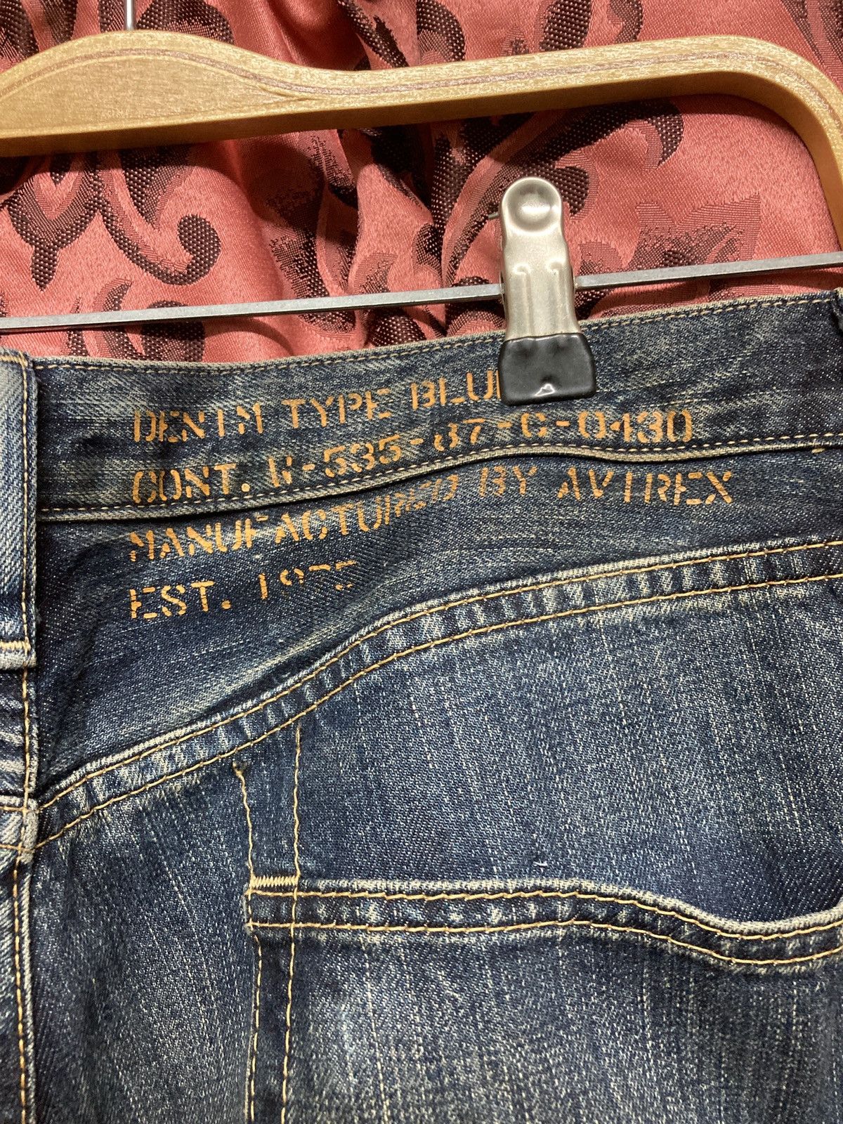 Japanese Brand Avirex type blue pw prisoner of war jean Size US 32 / EU 48 - 13 Thumbnail