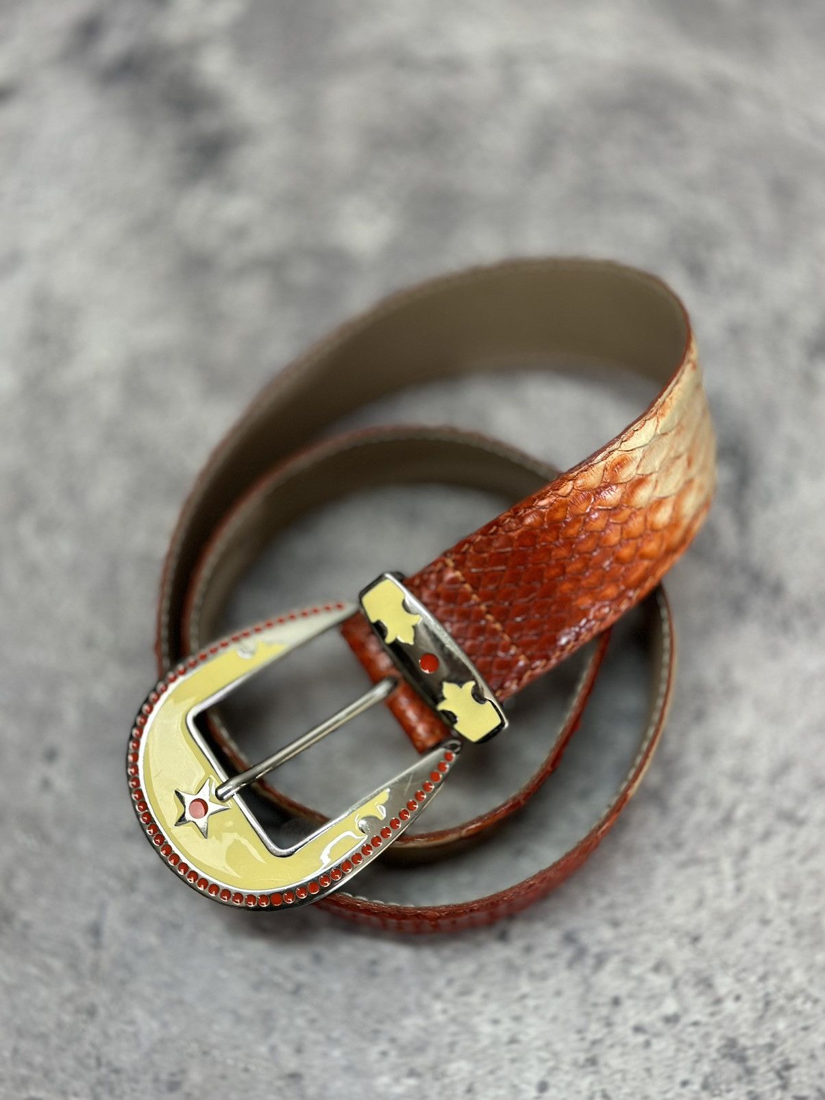 Hysteric Glamour Vintage 90s Japan Leather Black Belt Hysteric Glamour Style Size ONE SIZE - 7 Thumbnail