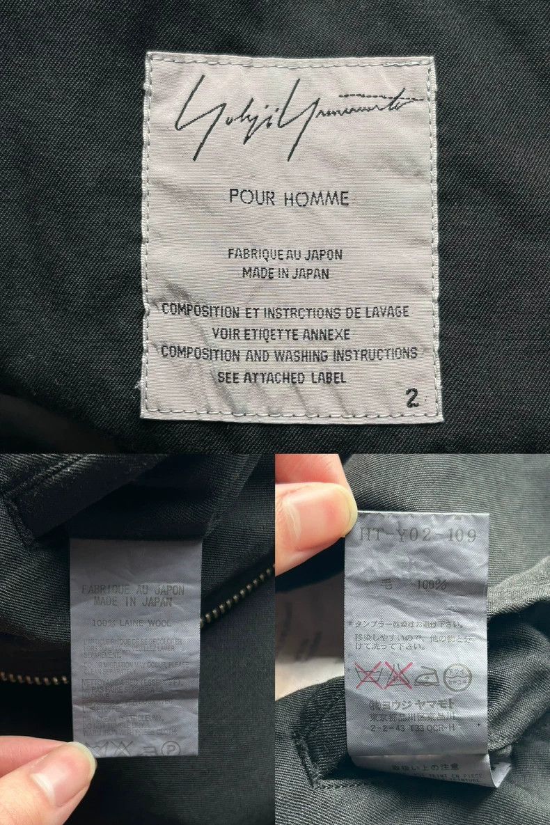 Yohji Yamamoto Yohji Yamamoto Yohji Yamamoto Short Jacket with Zippers Size US S / EU 44-46 / 1 - 8 Thumbnail