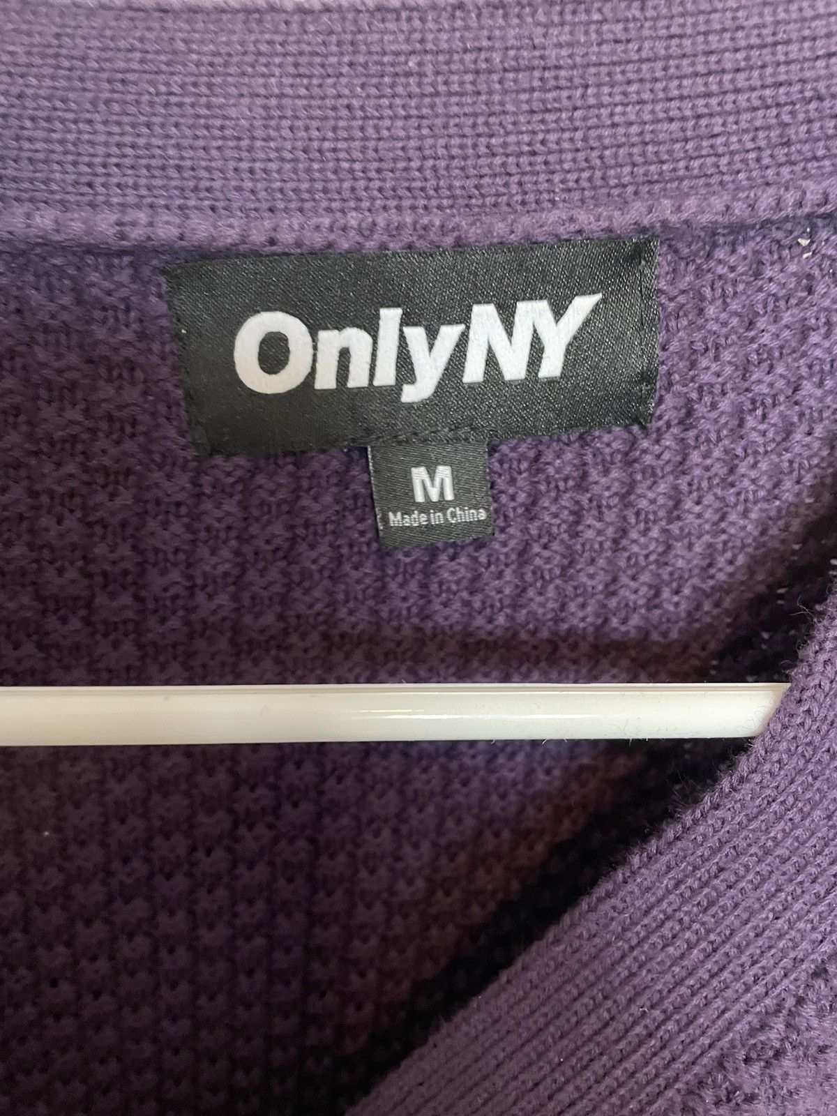 Only NY ONLY NY Purple knit cardigan. Size US M / EU 48-50 / 2 - 4 Thumbnail